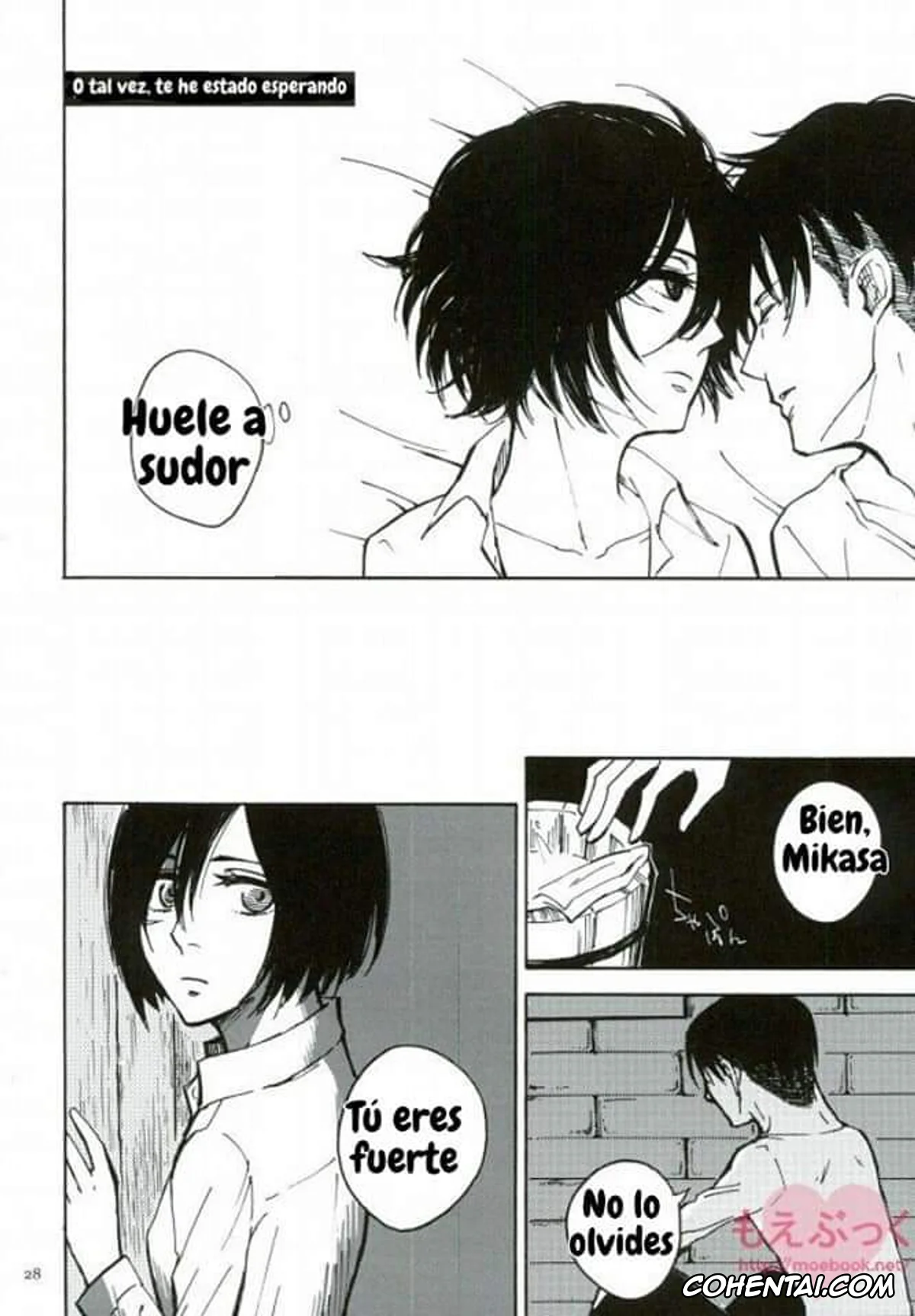 Shingeki No Kyojin | Attack On Titan hentai, Levi Ackerman hentai, Mikasa Ackerman hentai, Hamiau Senaka Futatsu no Sekai (Shingeki no Kyojin), pagina 27