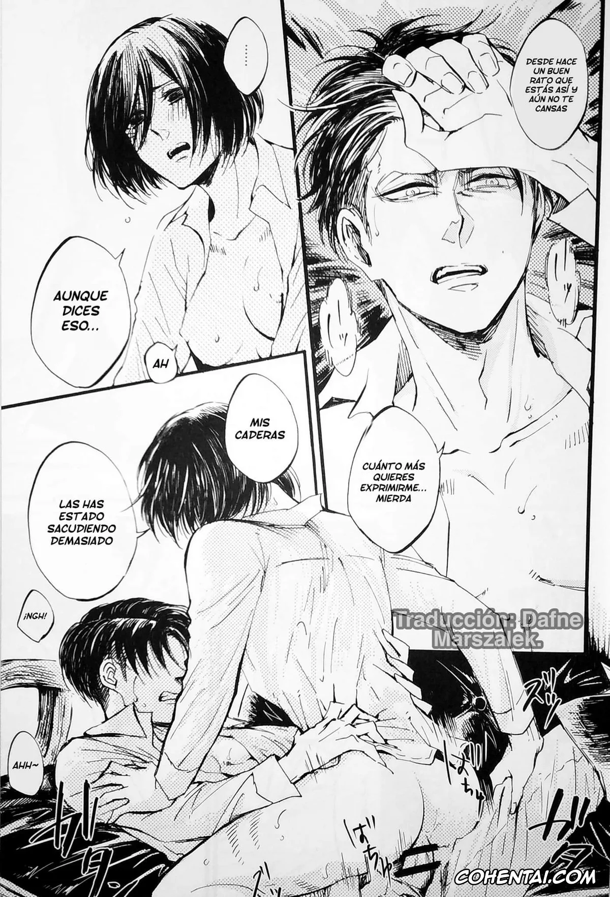 Shingeki No Kyojin | Attack On Titan xxx, Levi Ackerman xxx, Mikasa Ackerman xxx, in the ark. (Shingeki no Kyojin), pagina 4