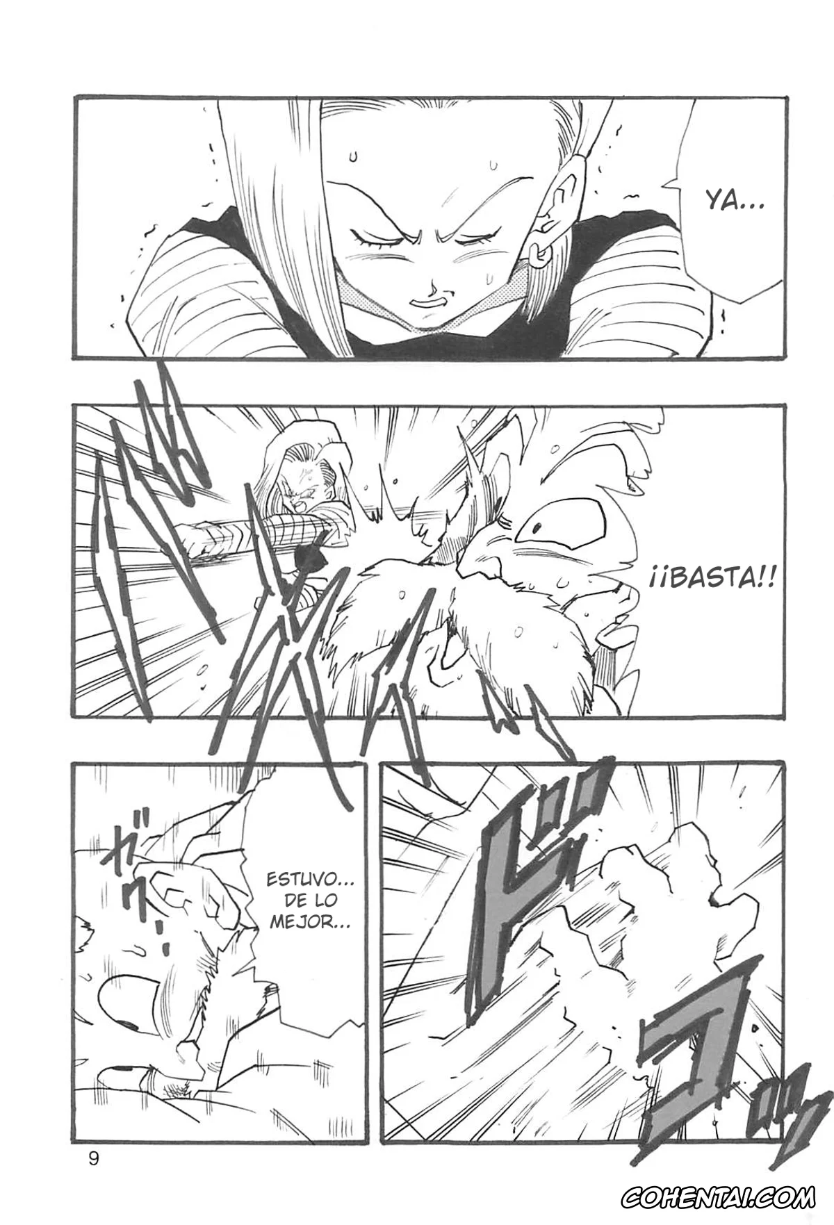Dragon Ball Z xxx, Android 18 xxx, Bulma Briefs xxx, Master Roshi xxx, Oolong xxx, Puar xxx, Dragon Ball Girls Collection 1 Fukkokuban (Dragon Ball Z), pagina 10