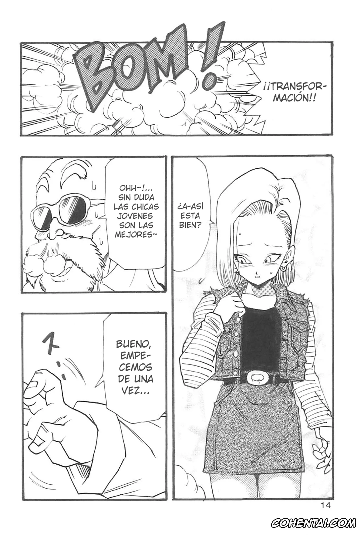Dragon Ball Z hentai, Android 18 hentai, Bulma Briefs hentai, Master Roshi hentai, Oolong hentai, Puar hentai, Dragon Ball Girls Collection 1 Fukkokuban (Dragon Ball Z), pagina 15