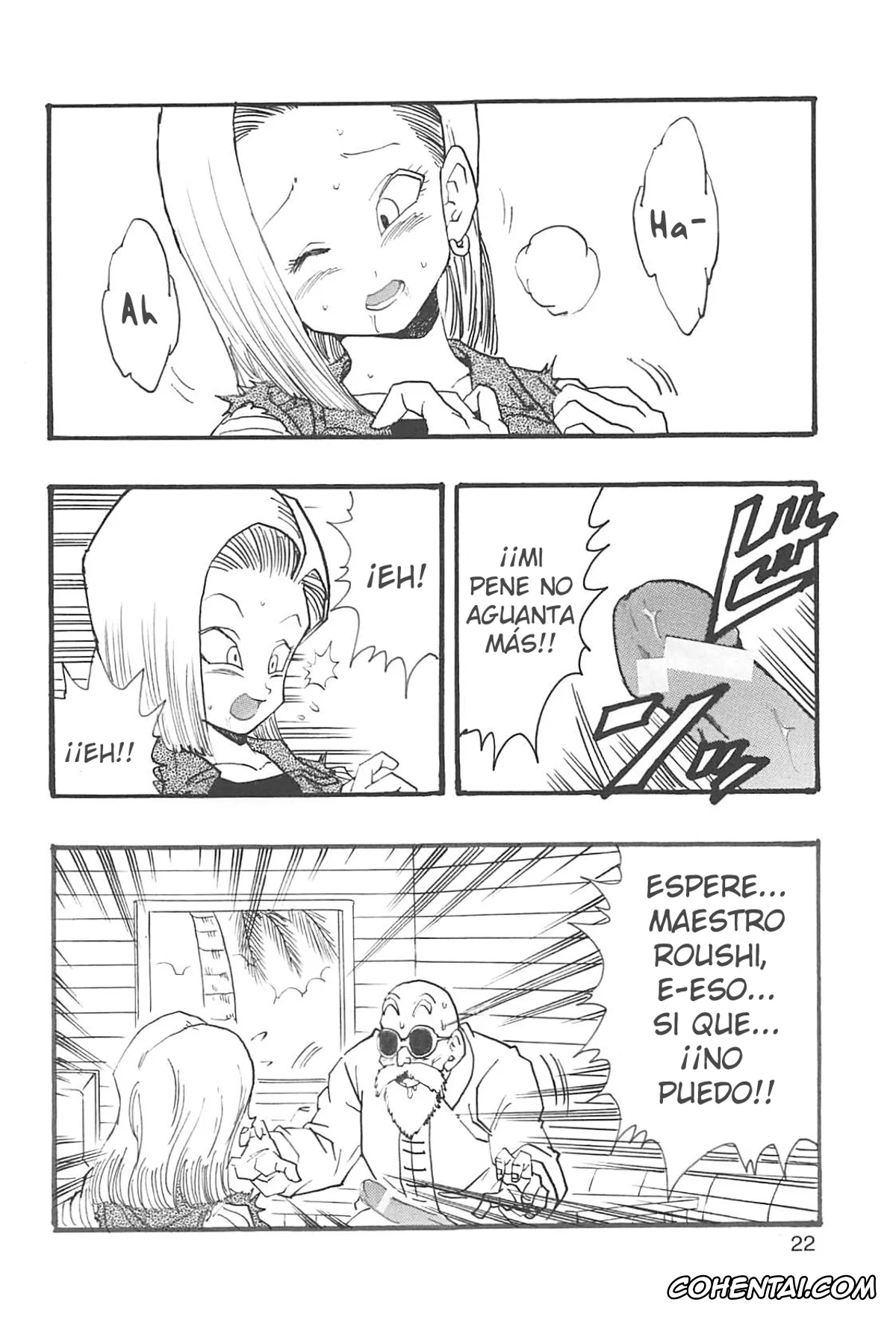 Dragon Ball Z porno, Android 18 porno, Bulma Briefs porno, Master Roshi porno, Oolong porno, Puar porno, Dragon Ball Girls Collection 1 Fukkokuban (Dragon Ball Z), pagina 23