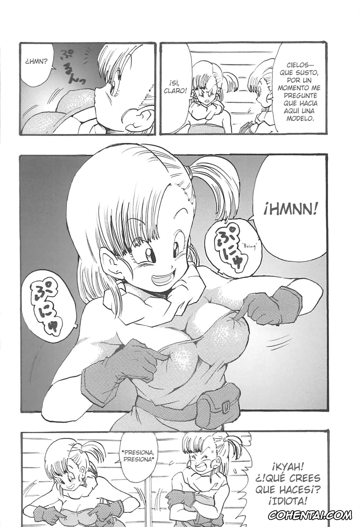 Dragon Ball Z xxx, Android 18 xxx, Bulma Briefs xxx, Master Roshi xxx, Oolong xxx, Puar xxx, Dragon Ball Girls Collection 1 Fukkokuban (Dragon Ball Z), pagina 31