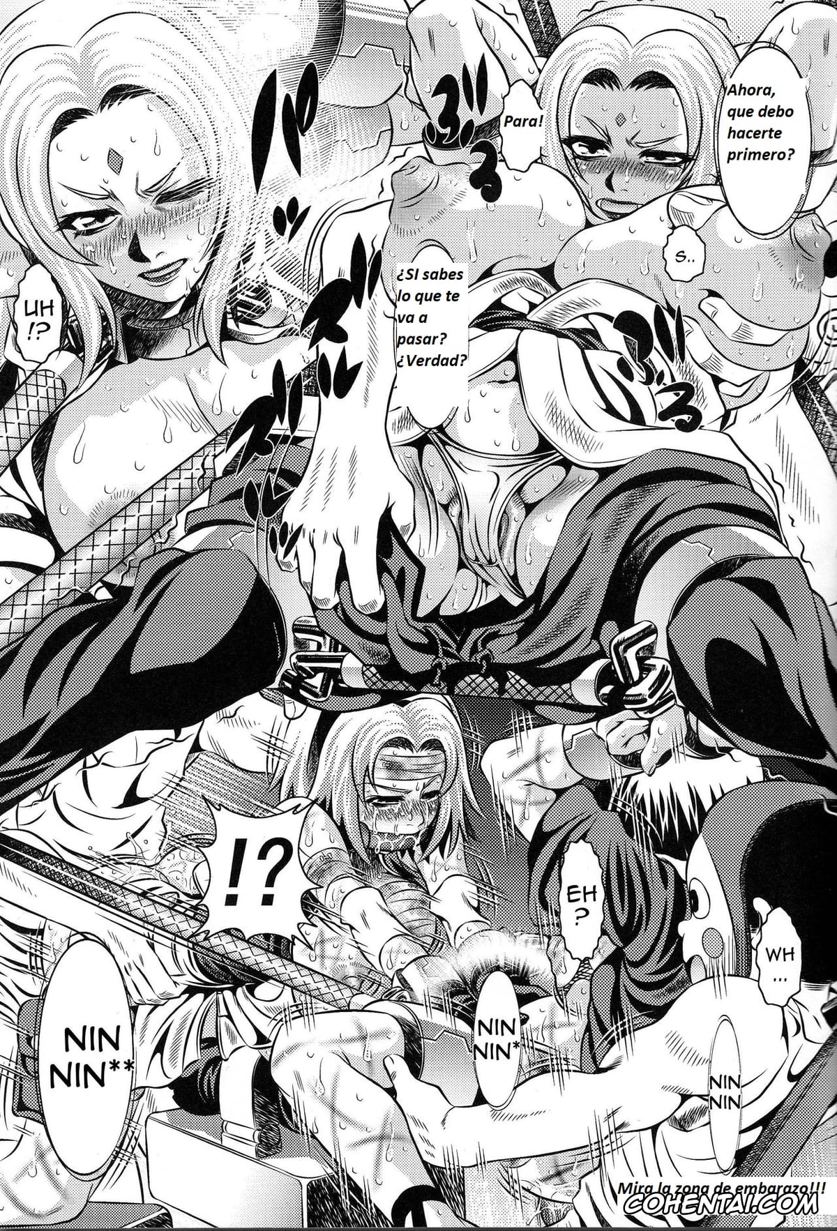 NARUTO xxx, Sakura Haruno xxx, Shizune xxx, Tsunade xxx, Goumonkan Naruto Hen (Naruto), pagina 4