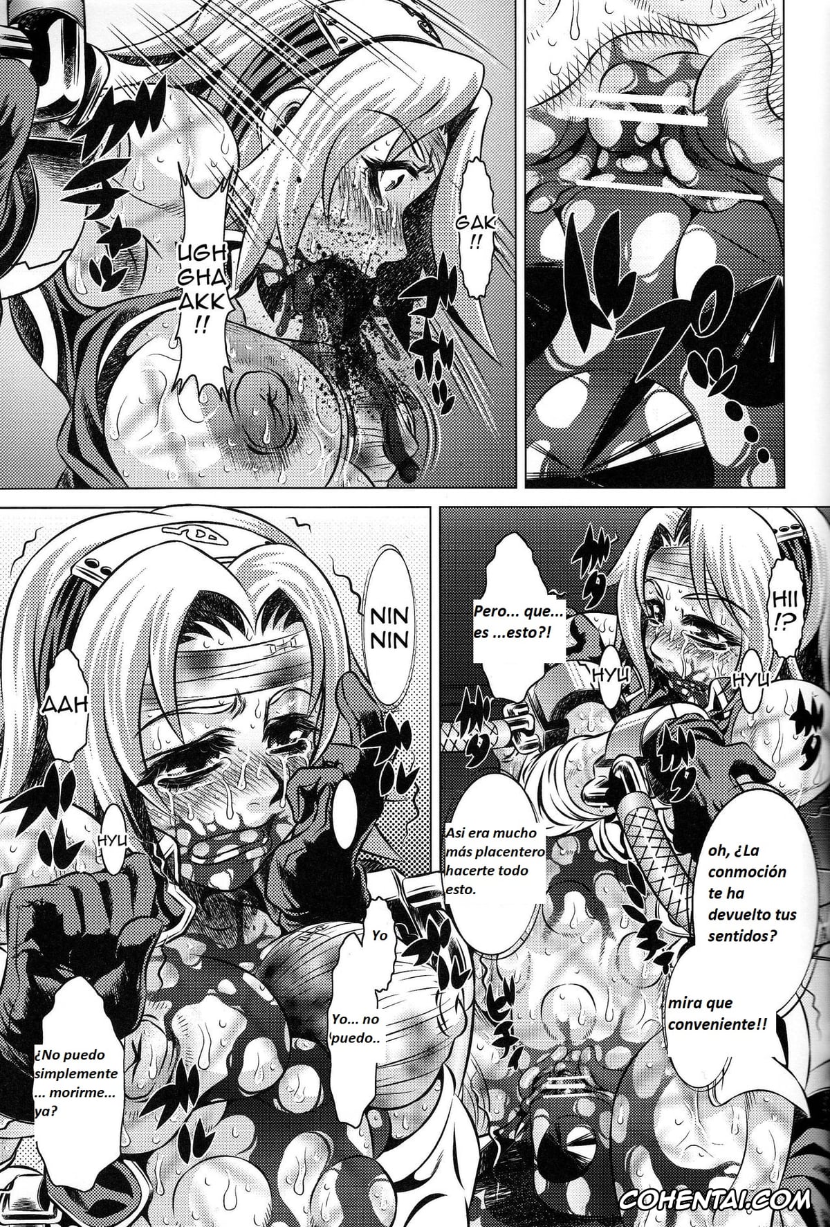 NARUTO xxx, Sakura Haruno xxx, Shizune xxx, Tsunade xxx, Goumonkan Naruto Hen (Naruto), pagina 19