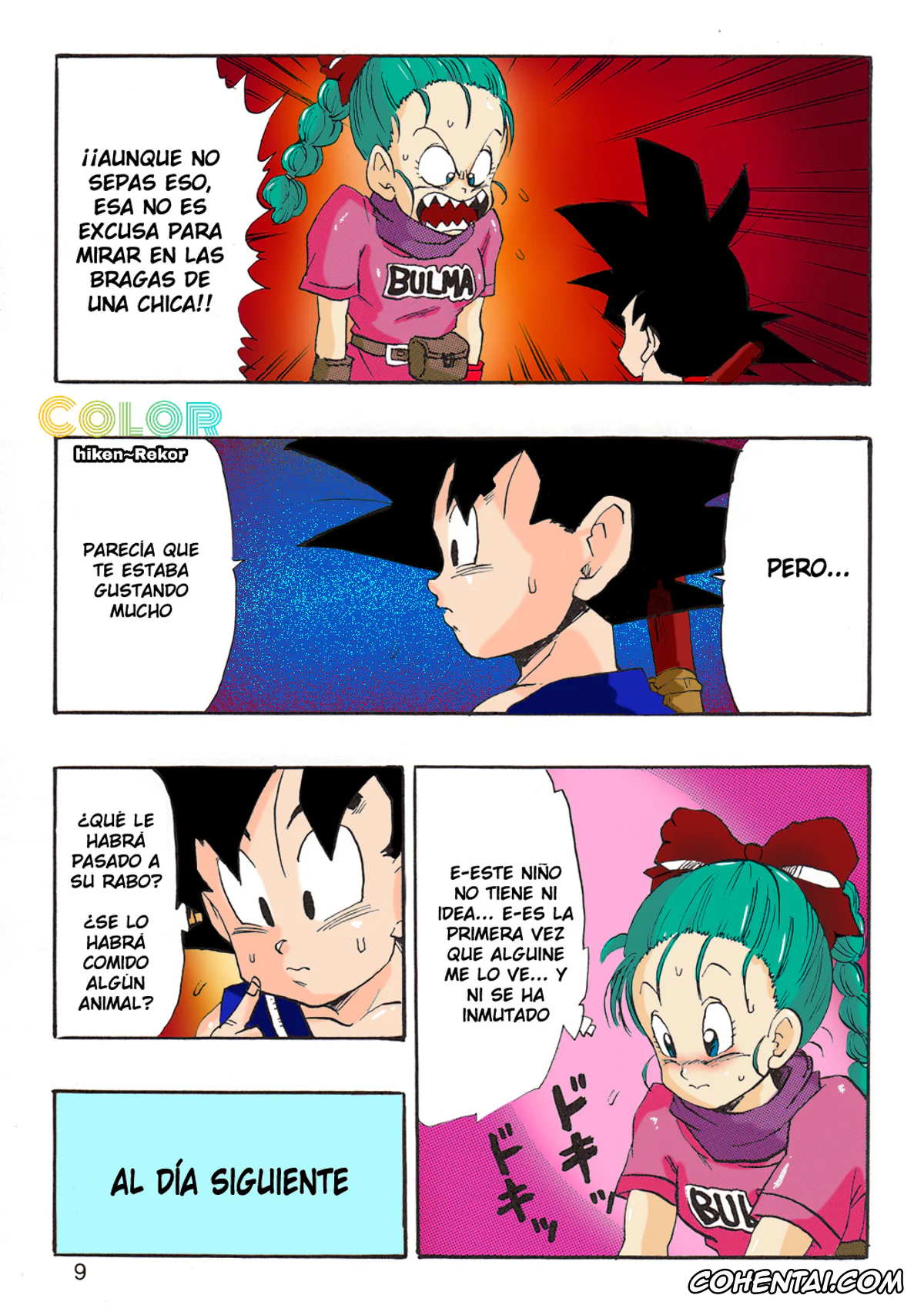 Dragon Ball hentai, Bulma Briefs hentai, Son Goku hentai, Dragon Ball EB 1 – Episode of Bulma (Dragon Ball), pagina 9
