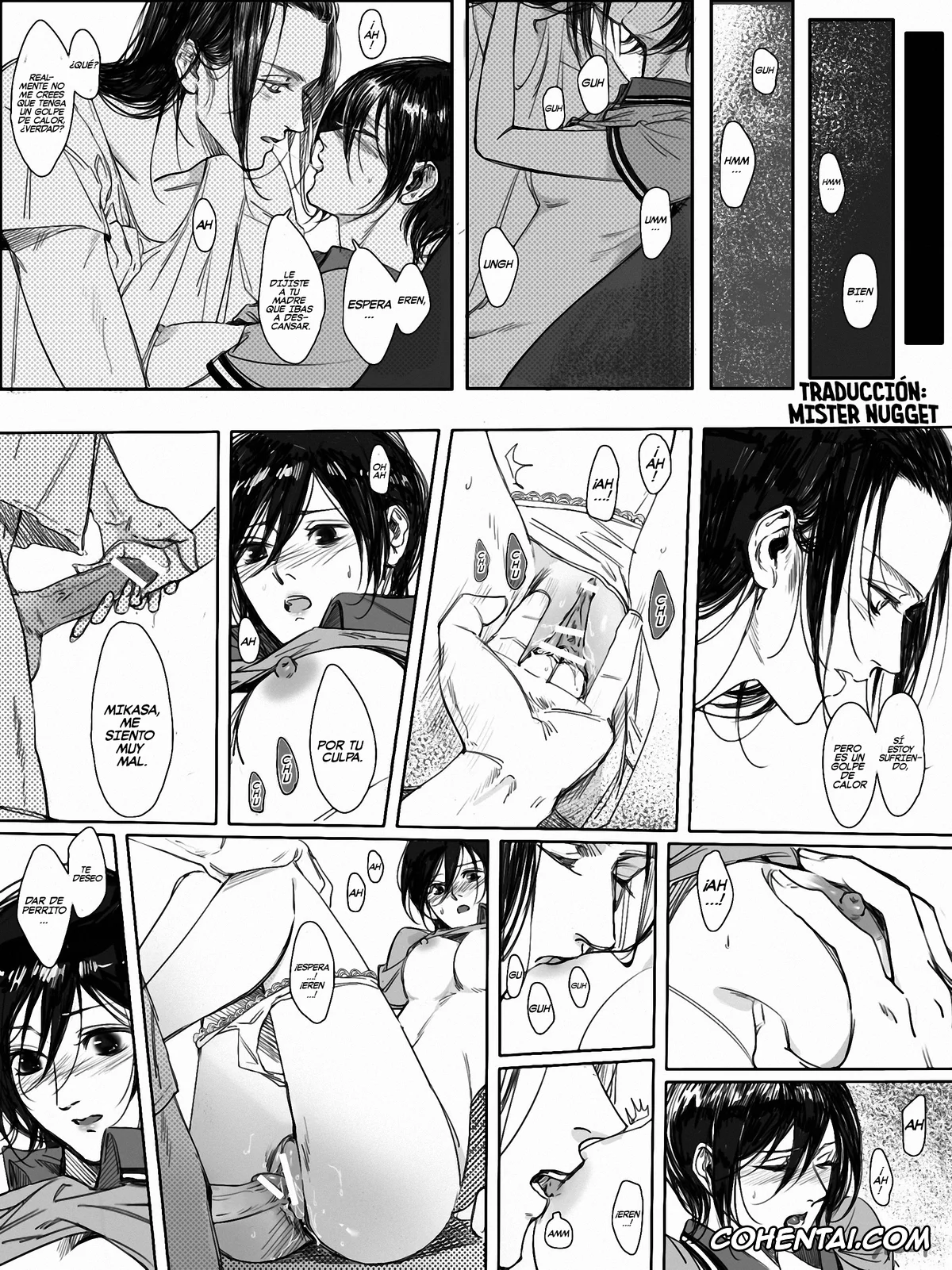 Shingeki No Kyojin | Attack On Titan hentai, Eren Jaeger hentai, Mikasa Ackerman hentai, Eremika R18 – Doujinshi corto (Shingeki no Kyojin), pagina 3