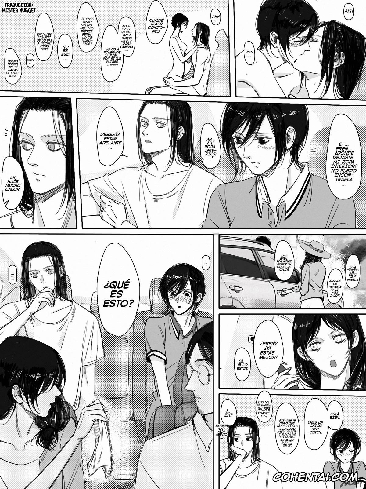 Shingeki No Kyojin | Attack On Titan xxx, Eren Jaeger xxx, Mikasa Ackerman xxx, Eremika R18 – Doujinshi corto (Shingeki no Kyojin), pagina 7