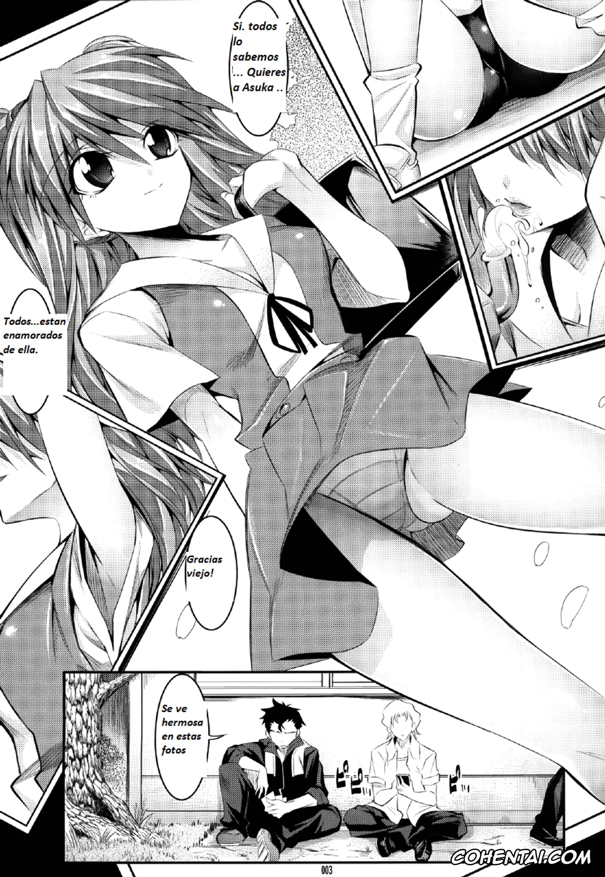 Neon Genesis Evangelion hentai, Asuka Langley Soryu hentai, Marionette Queen 1.0.0 (Neon Genesis Evangelion), pagina 3