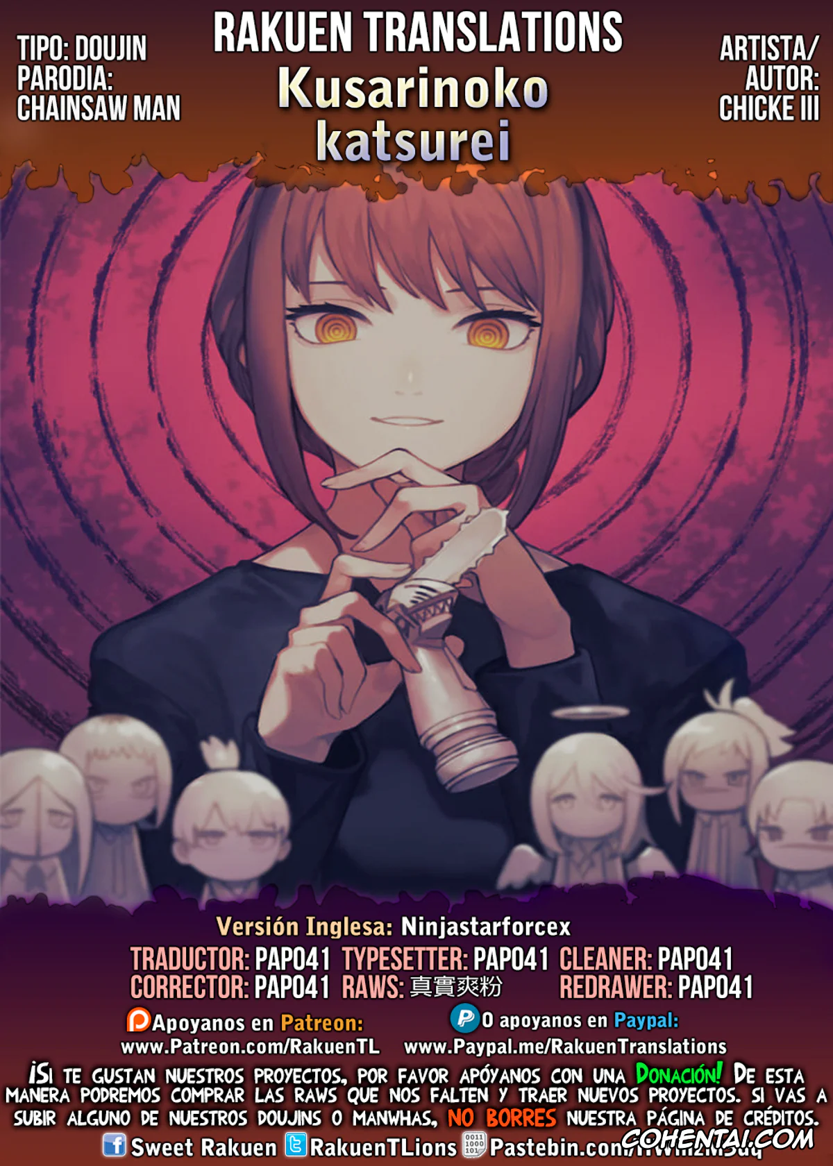 Chainsaw Man hentai, Denji hentai, Makima hentai, Kusarinoko Katsurei (Chainsaw Man), pagina 15