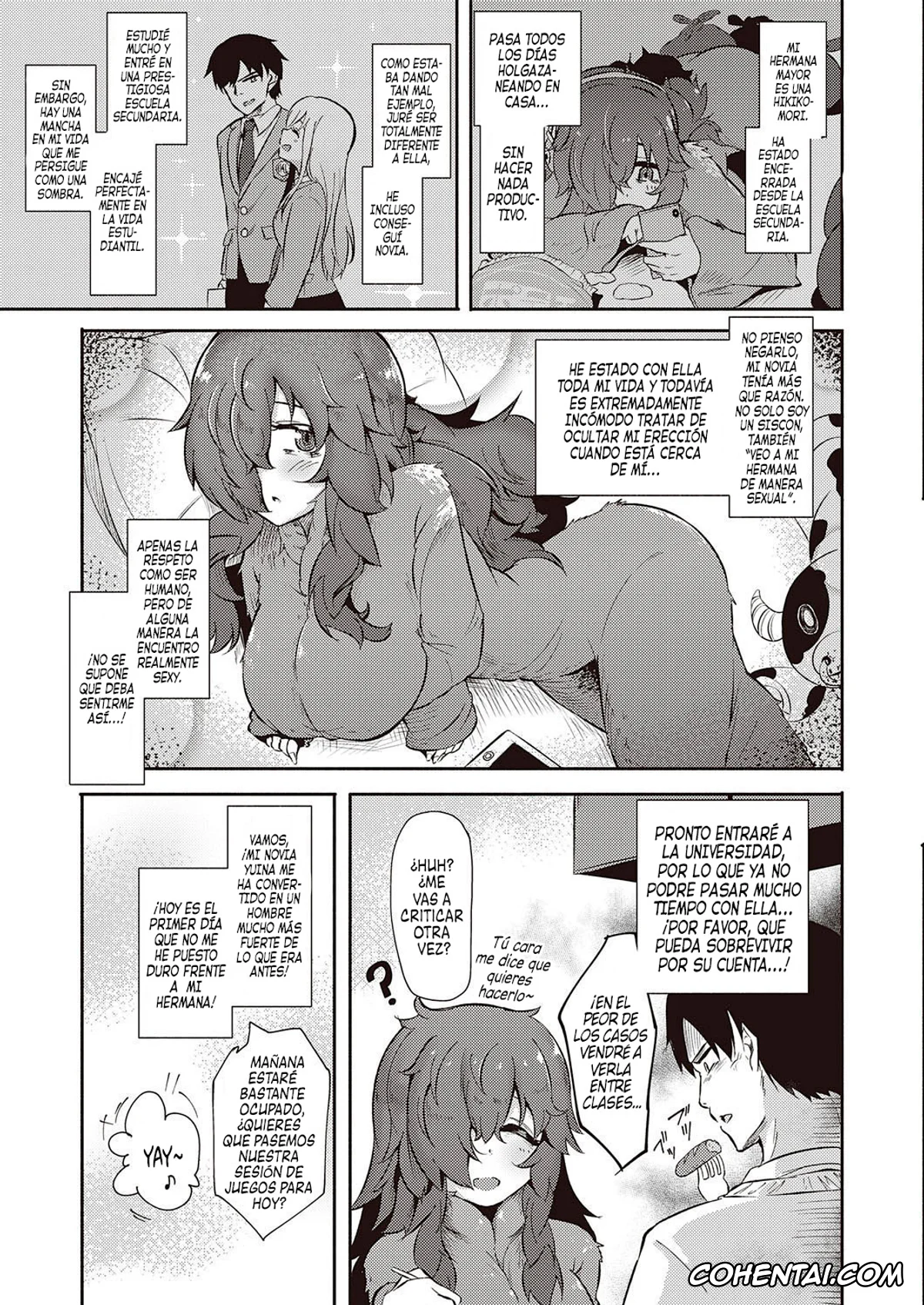 Original hentai, Yokubou to Anebanare (COMIC ExE 23), pagina 3