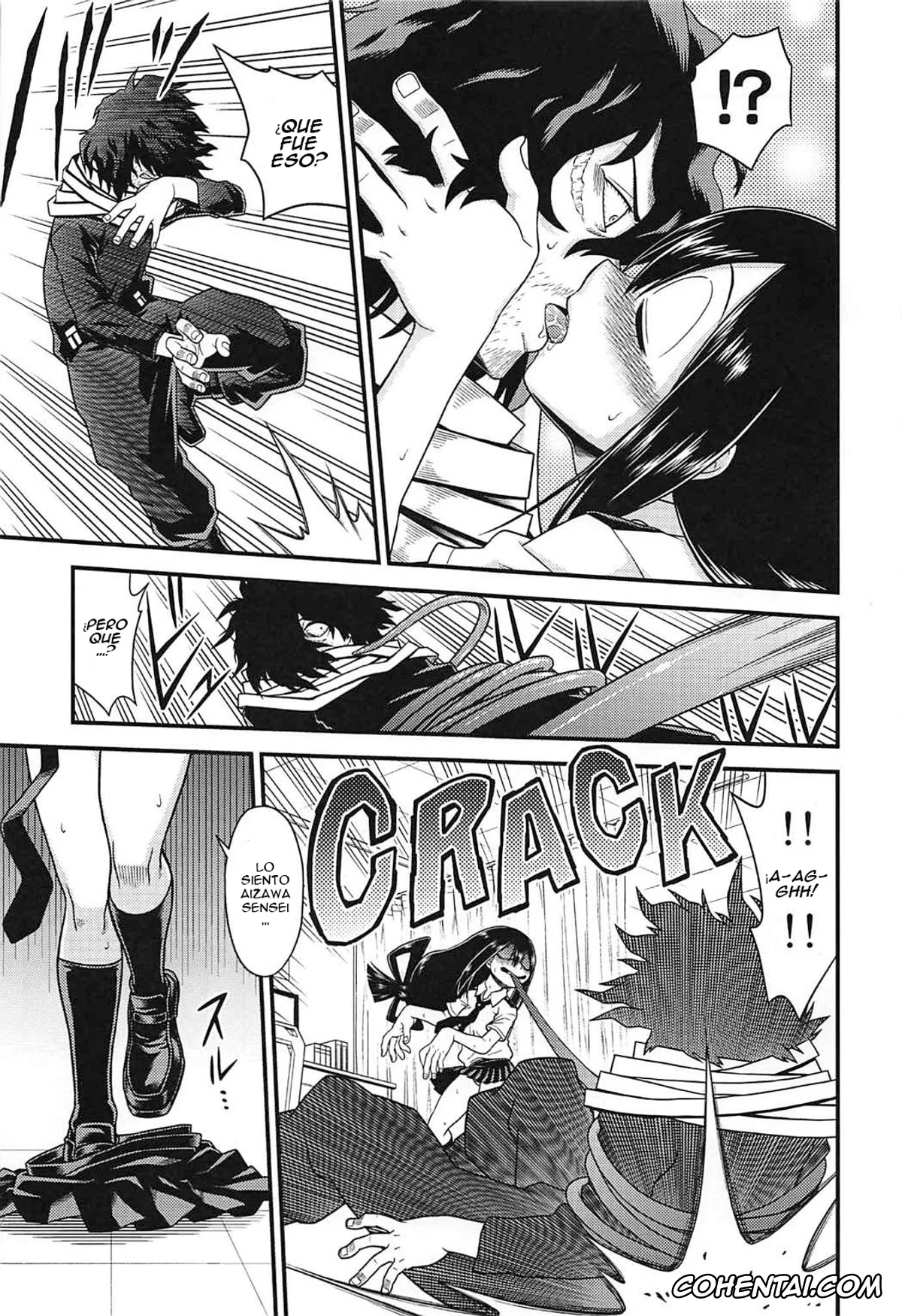 My Hero Academia | Boku No Hero Academia xxx, Shouta Aizawa xxx, Tsuyu Asui xxx, H-ERO!! 3 -Hail 2 U!- (Boku no Hero Academia), pagina 4