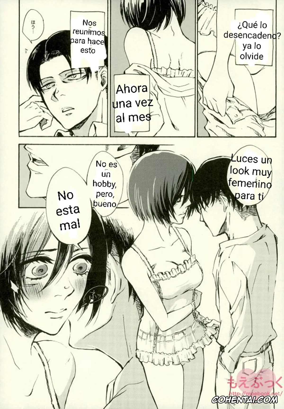 Shingeki No Kyojin | Attack On Titan porno, Levi Ackerman porno, Mikasa Ackerman porno, Kairaku Suicide (Shingeki no Kyojin), pagina 5