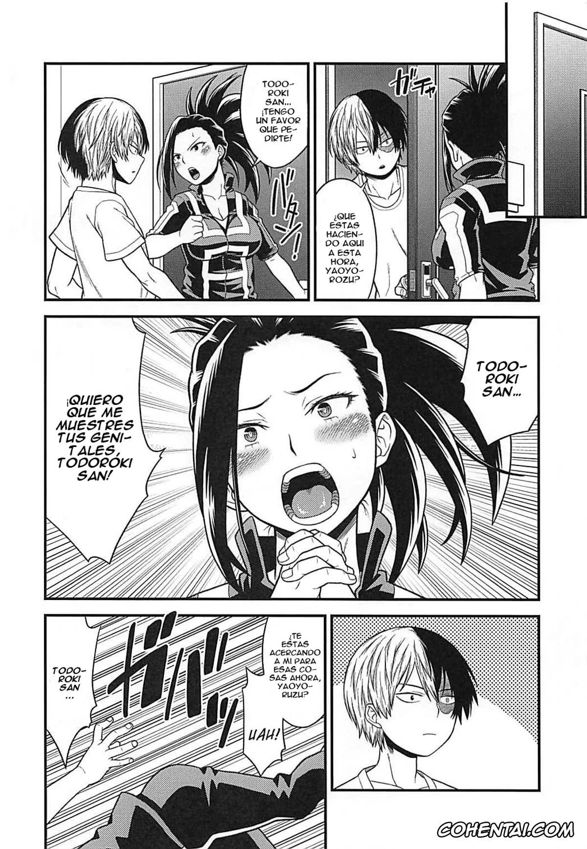 My Hero Academia | Boku No Hero Academia hentai, Momo Yaoyorozu hentai, Shouto Todoroki hentai, H-ERO!! 4 Yaoyorozu: Coming (Boku no Hero Academia), pagina 3