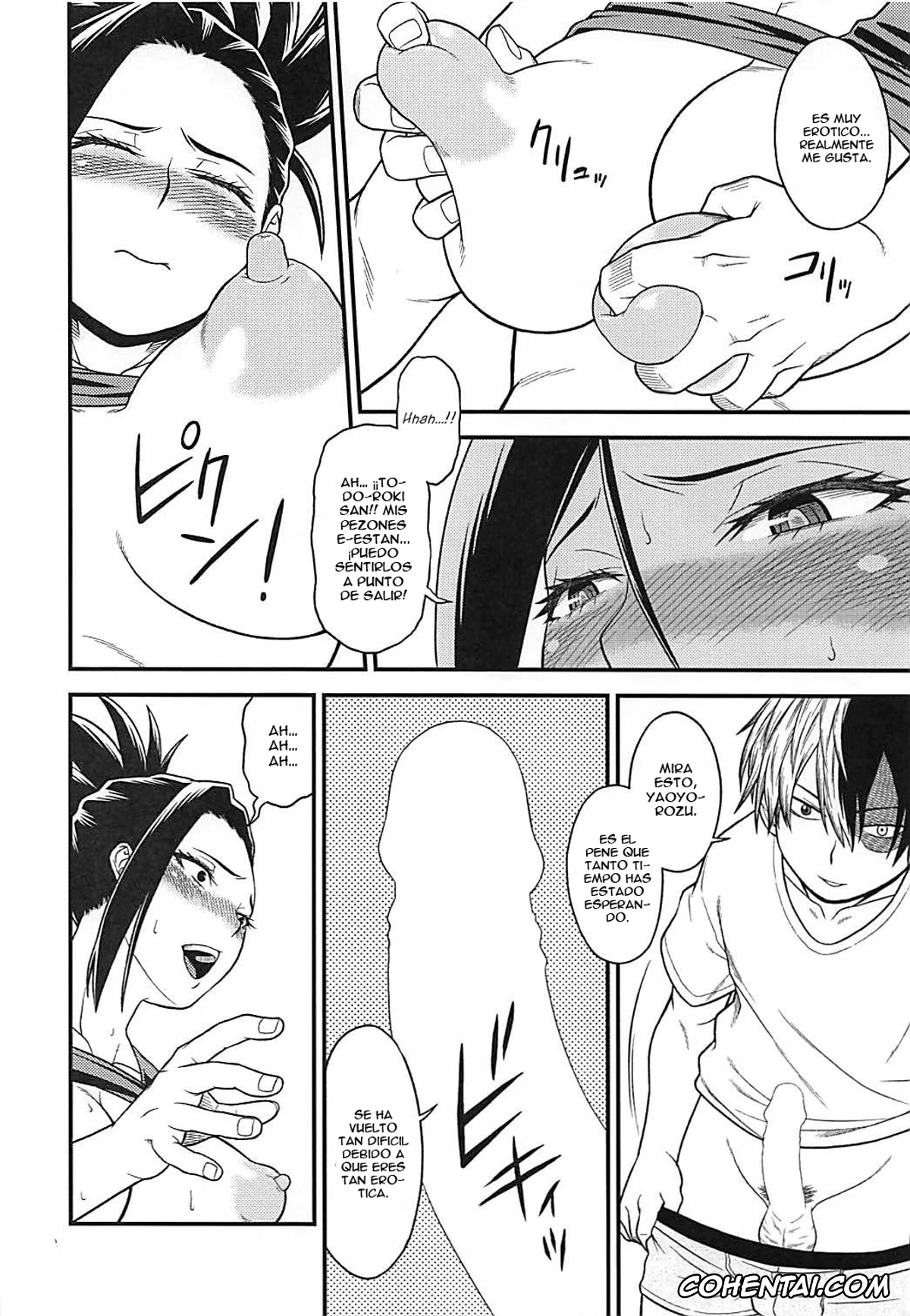 My Hero Academia | Boku No Hero Academia xxx, Momo Yaoyorozu xxx, Shouto Todoroki xxx, H-ERO!! 4 Yaoyorozu: Coming (Boku no Hero Academia), pagina 7