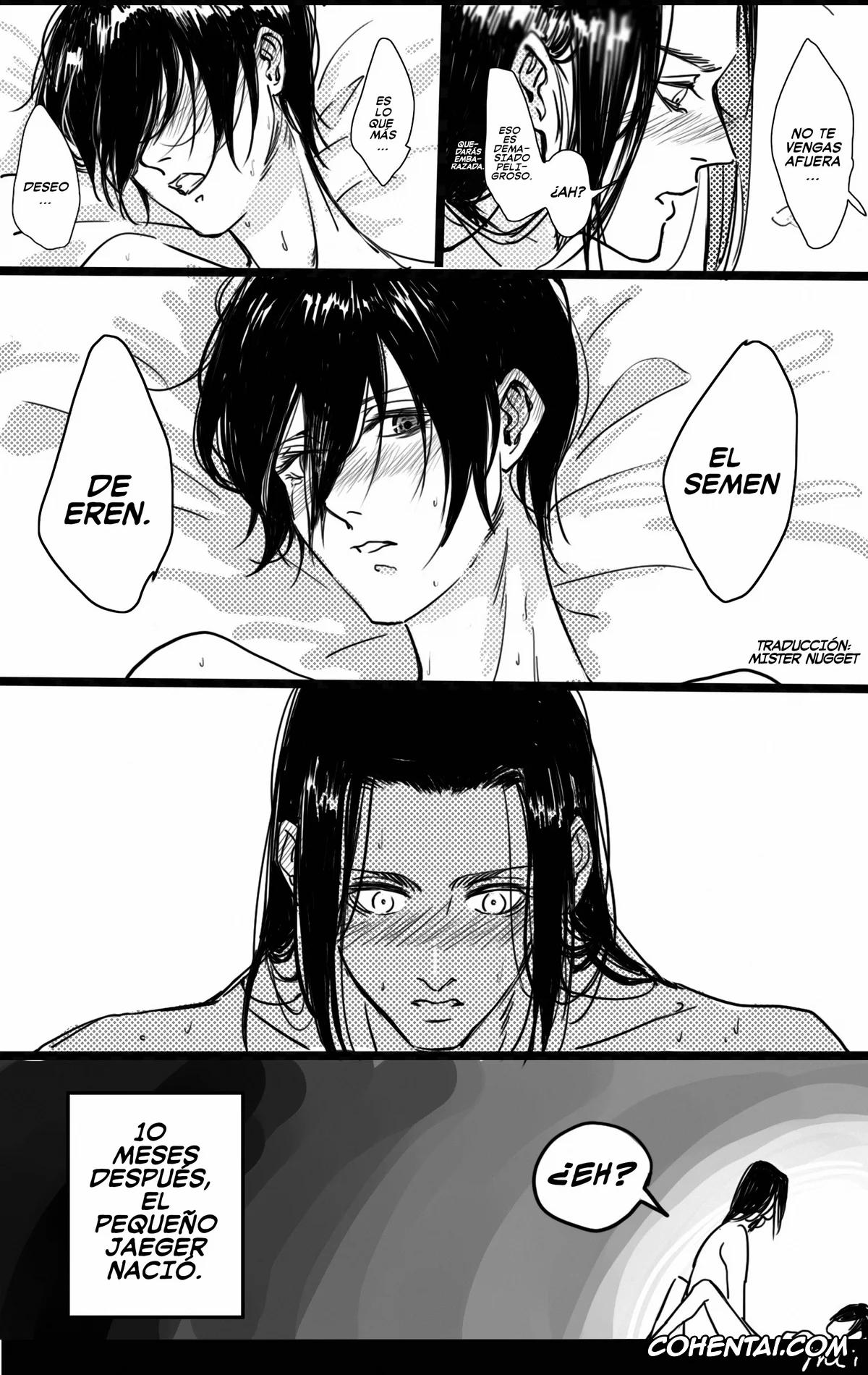 Shingeki No Kyojin | Attack On Titan xxx, Eren Jaeger xxx, Mikasa Ackerman xxx, Eremika R18 – Doujinshi corto 2 (Shingeki no Kyojin), pagina 4