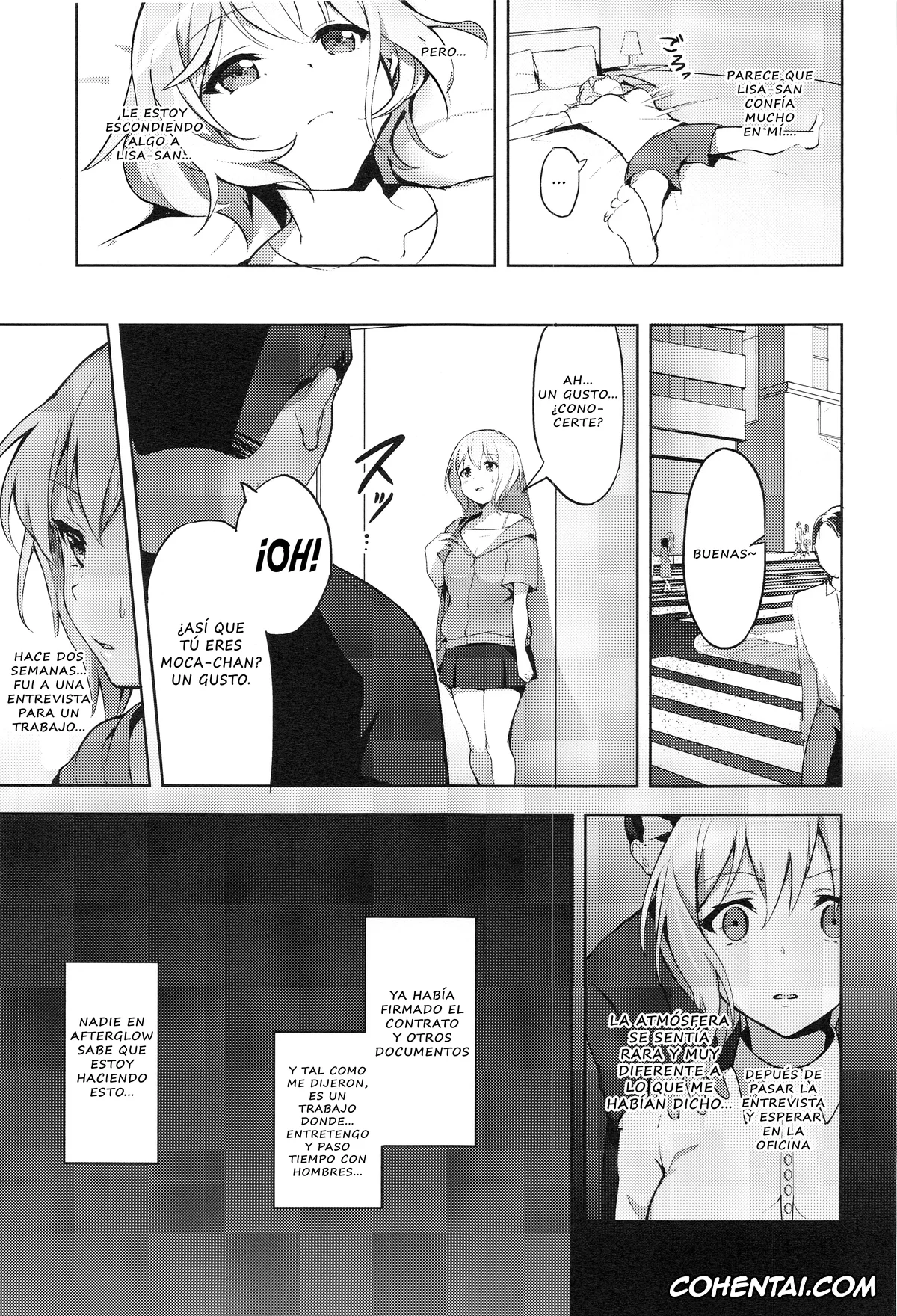BanG Dream! xxx, Lisa Imai xxx, Moca Aoba xxx, Hatarakikata Kaikaku (BanG Dream!), pagina 4