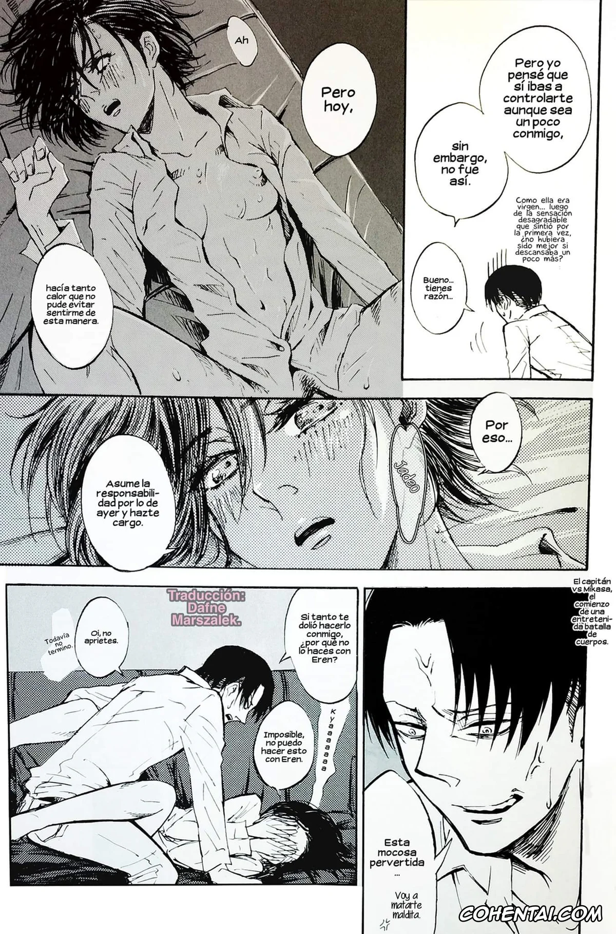 Shingeki No Kyojin | Attack On Titan xxx, Levi Ackerman xxx, Mikasa Ackerman xxx, Nangina Buka no Koiwazurai (Shingeki no Kyojin), pagina 16