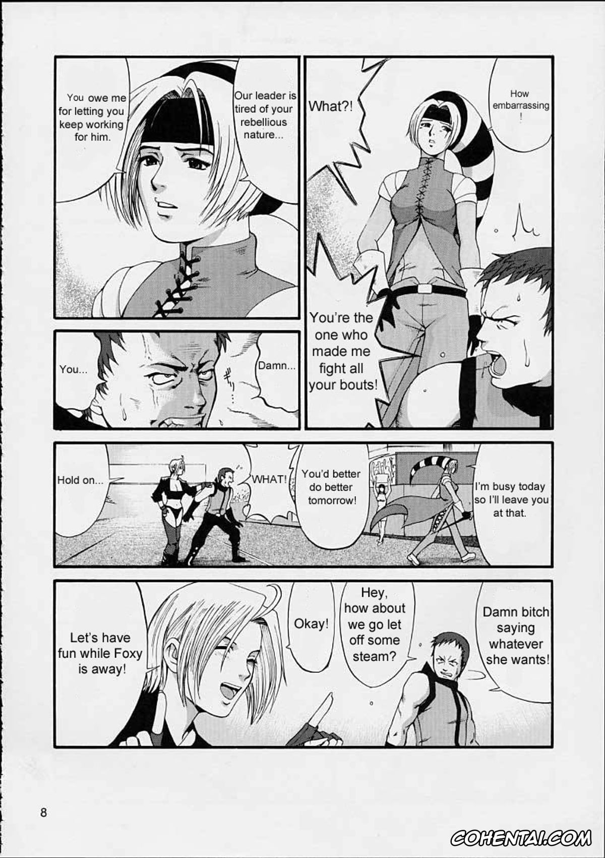 King of Fighters xxx, Angel xxx, K9999 xxx, Kim Kaphwan xxx, Kula Diamond xxx, May Lee xxx, The Yuri & Friends 2001 (King of Fighters), pagina 7
