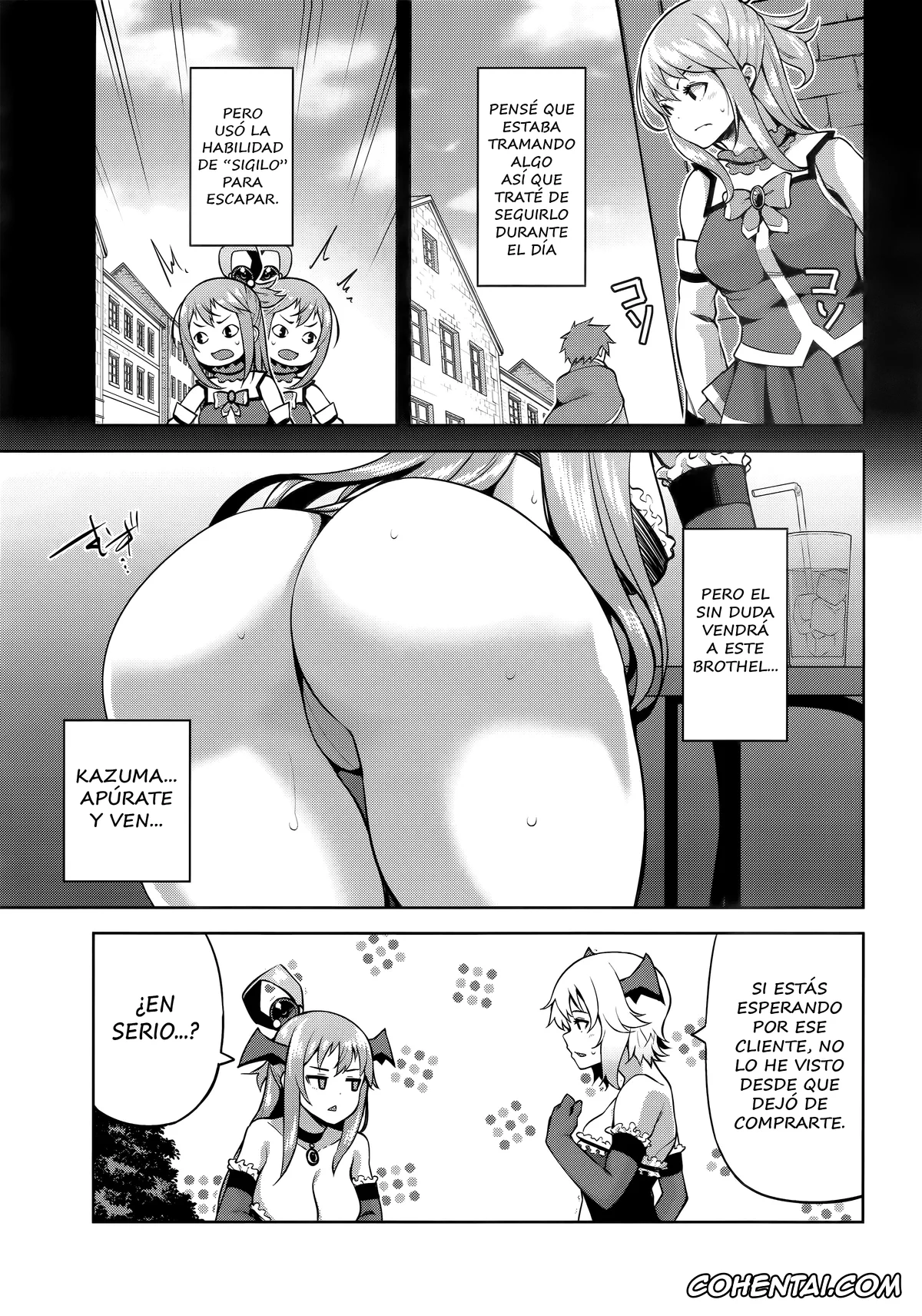 Kono Subarashii Sekai ni Syukufuku o! hentai, Aqua hentai, Kazuma Satou hentai, Kono Damegami-sama ni Zecchou o!! (Kono Subarashii Sekai ni Syukufuku o!), pagina 12