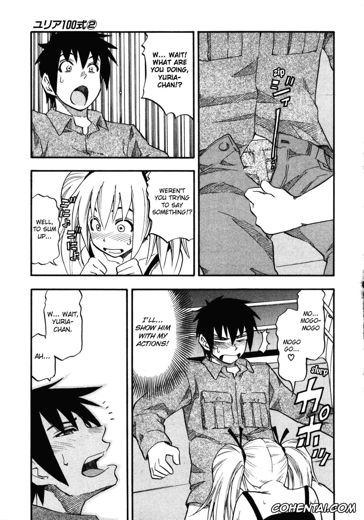 Manga porno, Tankoubon porno, Yuria 100 Shiki Vol.2, pagina 38