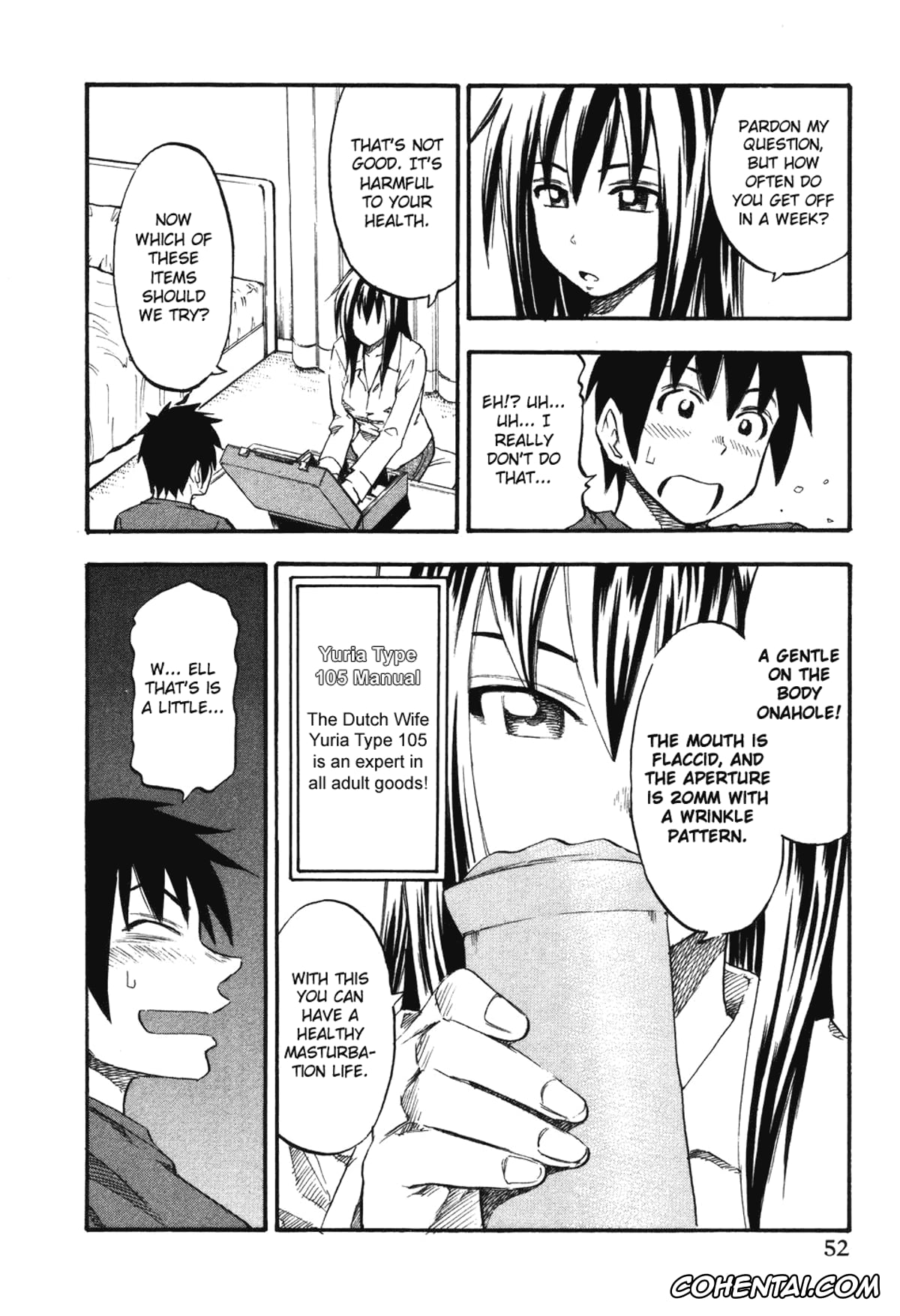 Manga hentai, Tankoubon hentai, Yuria 100 Shiki Vol.2, pagina 54