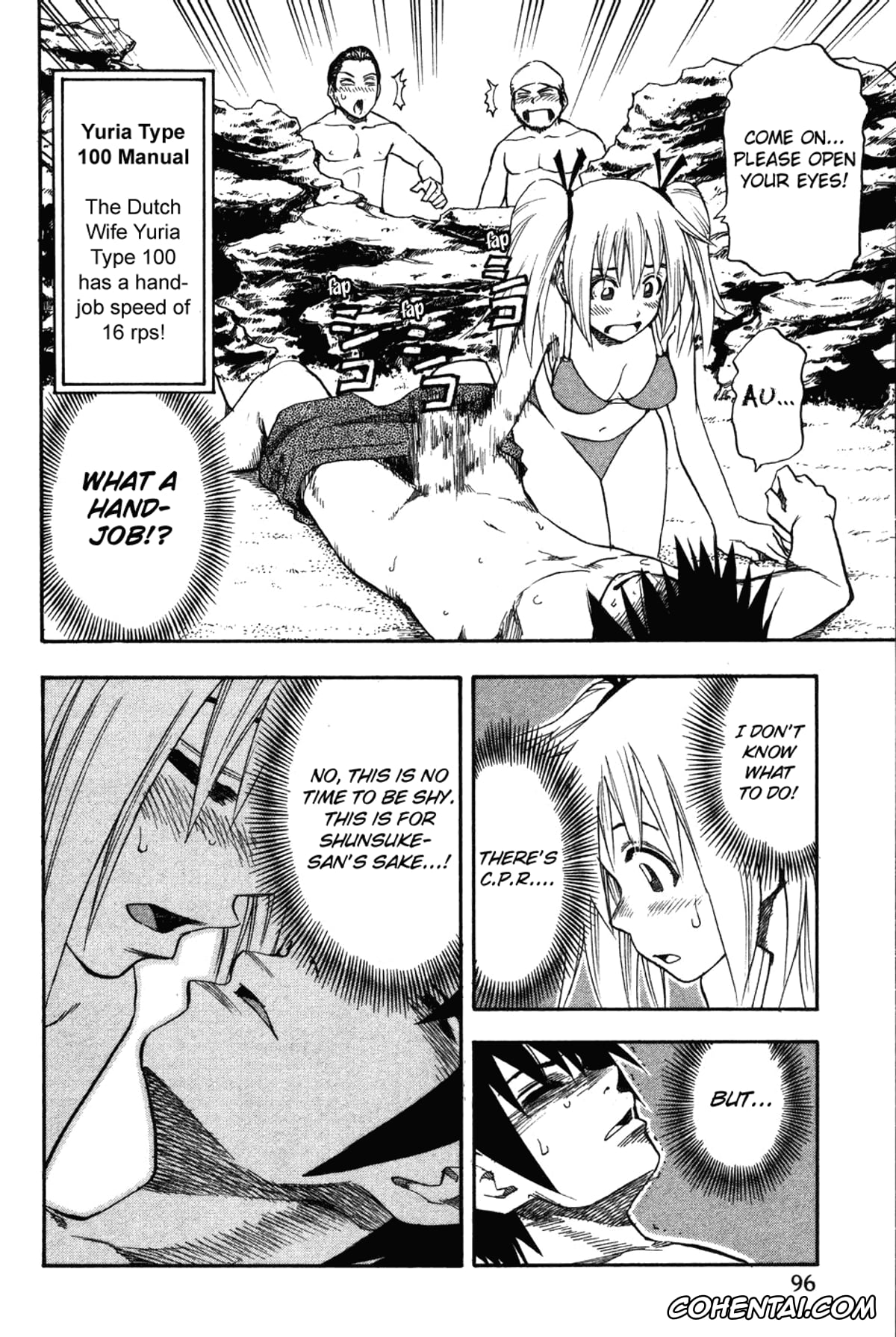 Manga porno, Tankoubon porno, Yuria 100 Shiki Vol.2, pagina 98