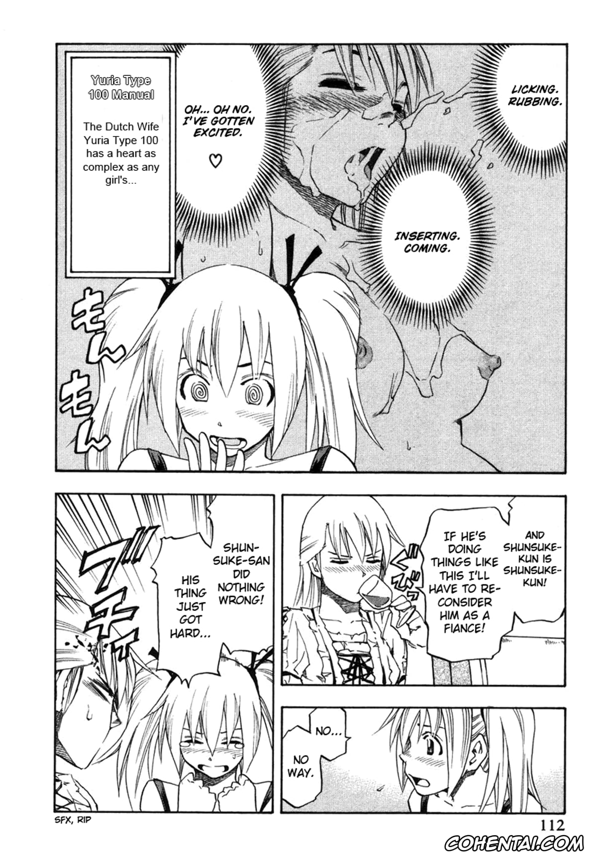 Manga porno, Tankoubon porno, Yuria 100 Shiki Vol.2, pagina 113