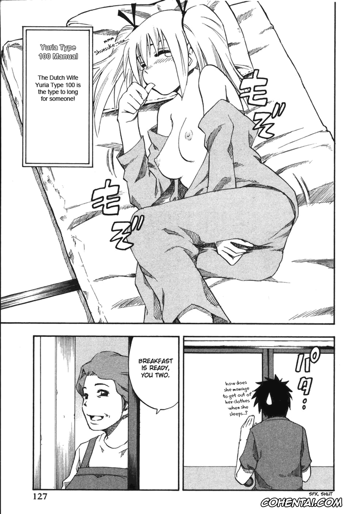 Manga porno, Tankoubon porno, Yuria 100 Shiki Vol.2, pagina 128