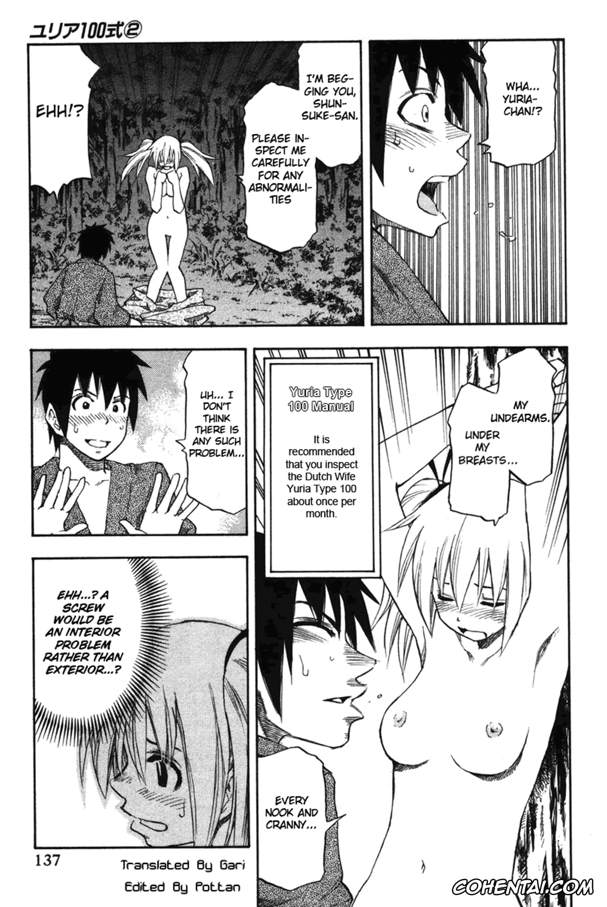 Manga hentai, Tankoubon hentai, Yuria 100 Shiki Vol.2, pagina 138