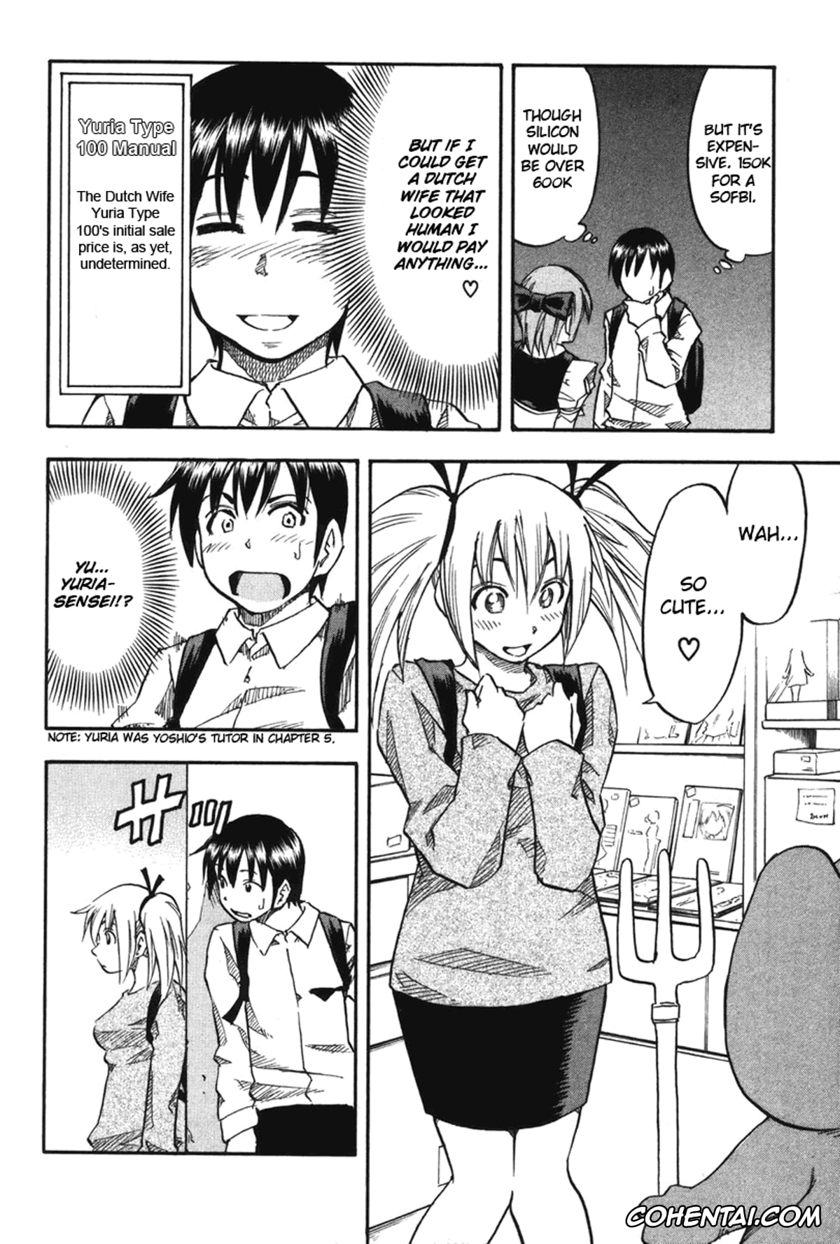 Manga porno, Tankoubon porno, Yuria 100 Shiki Vol.2, pagina 155