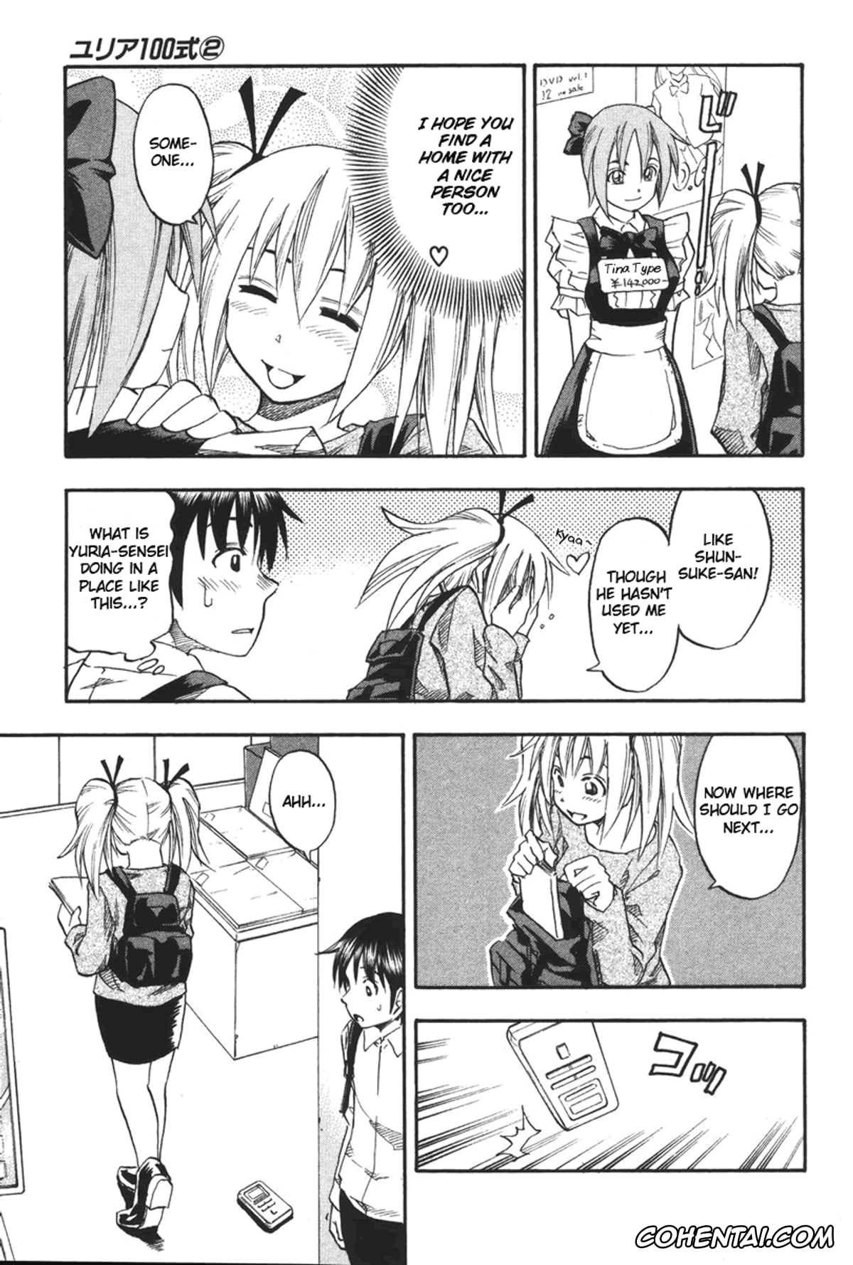 Manga hentai, Tankoubon hentai, Yuria 100 Shiki Vol.2, pagina 156