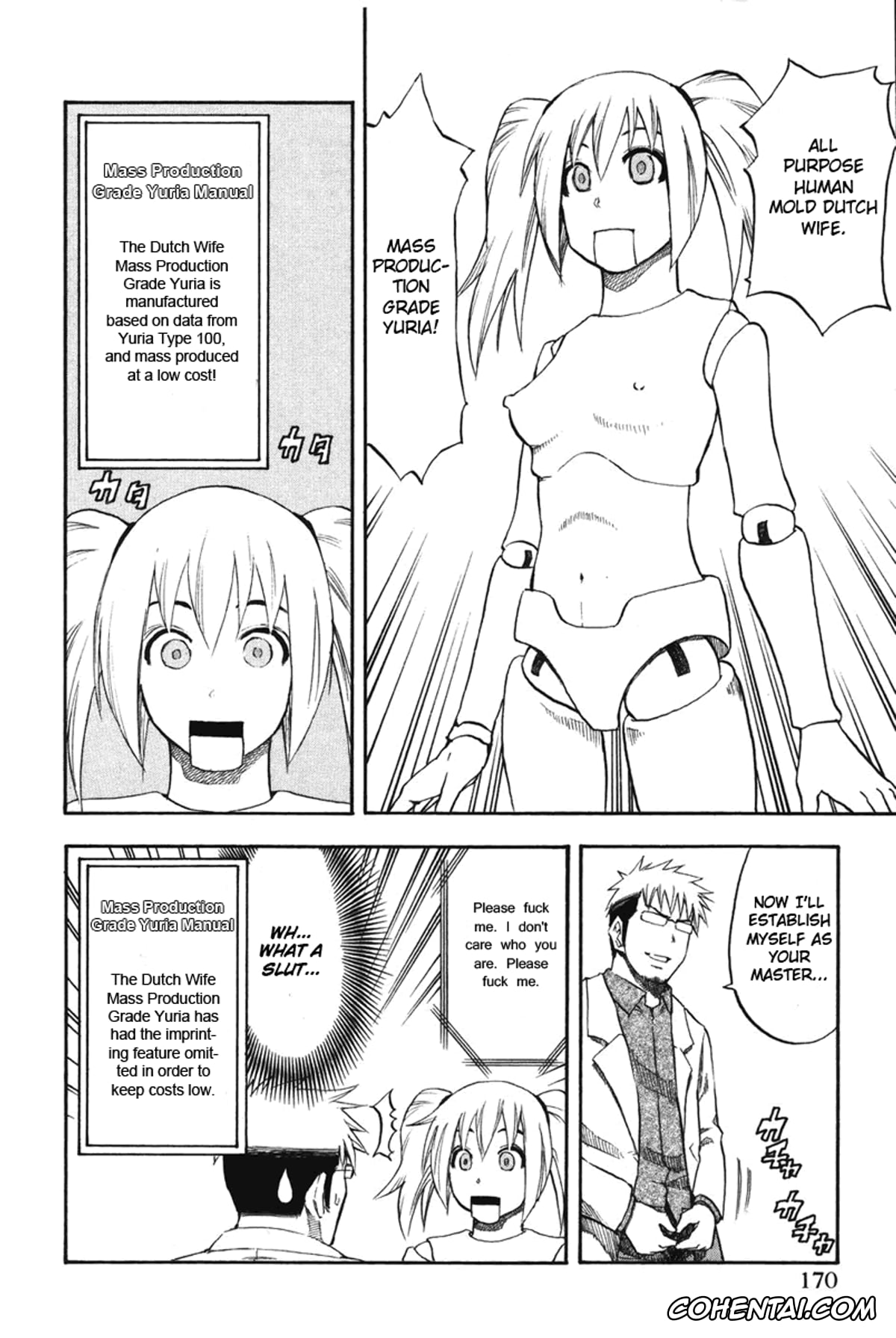 Manga hentai, Tankoubon hentai, Yuria 100 Shiki Vol.2, pagina 171