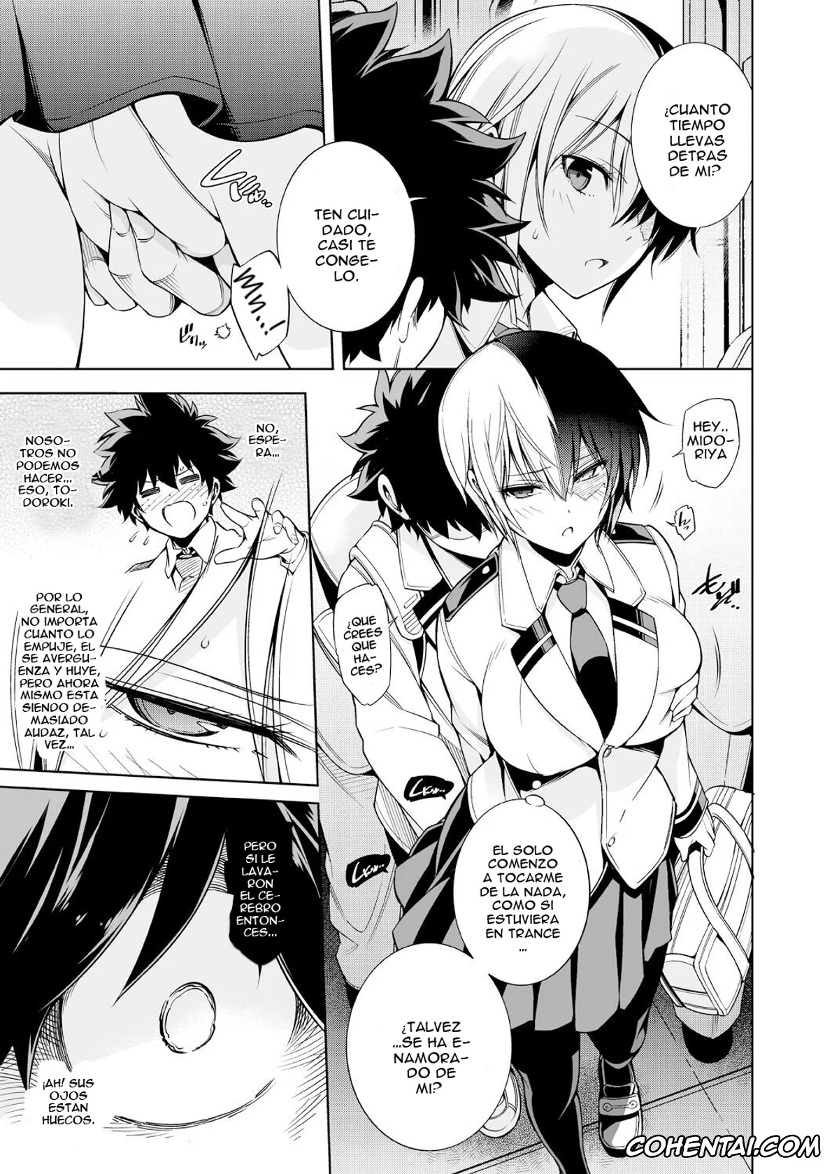 My Hero Academia | Boku No Hero Academia hentai, Izuku Midoriya hentai, Shouto Todoroki hentai, Koisuru Hyouketsu Girl (Boku no Hero Academia), pagina 6