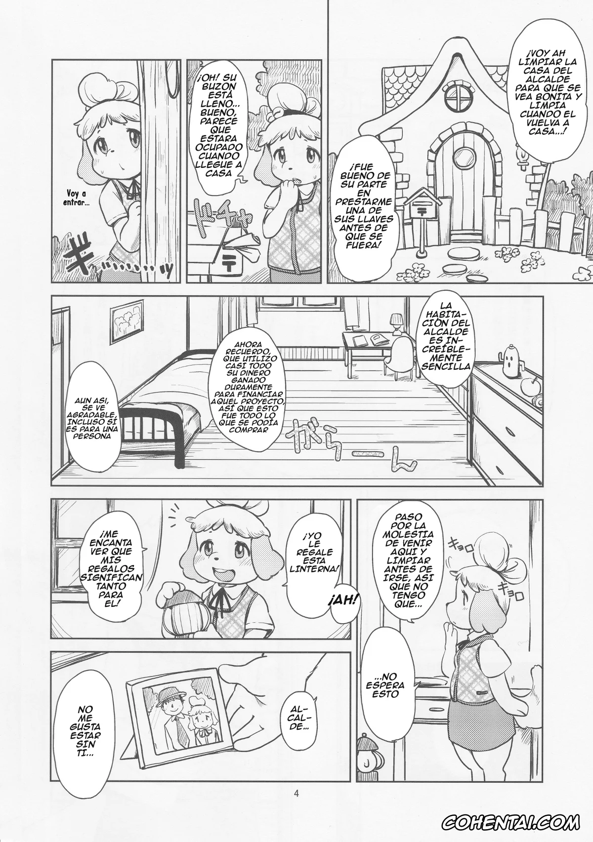 Animal Crossing hentai, Isabelle hentai, Zutto Anata no Hisho. (Animal Crossing), pagina 3