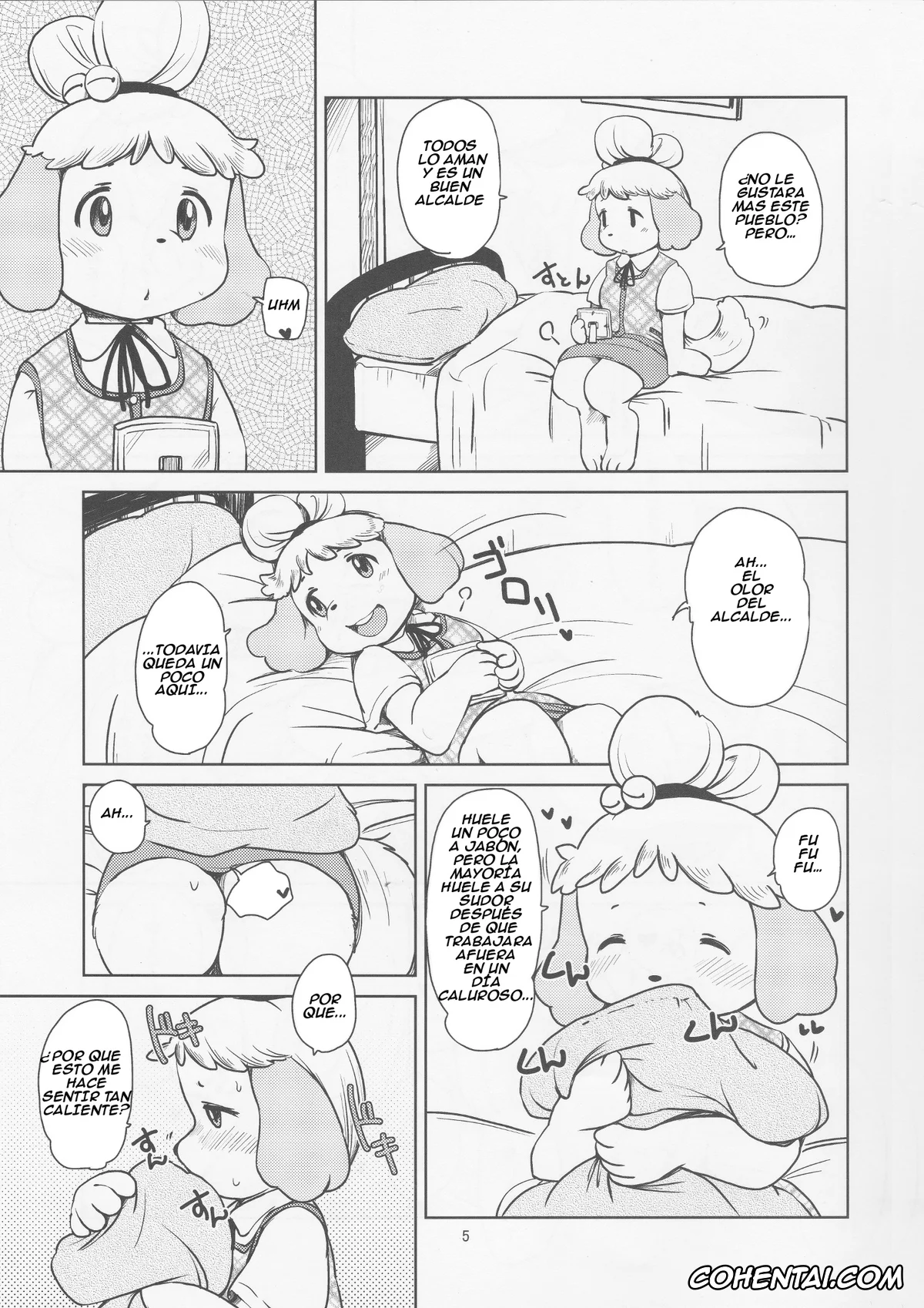 Animal Crossing xxx, Isabelle xxx, Zutto Anata no Hisho. (Animal Crossing), pagina 4
