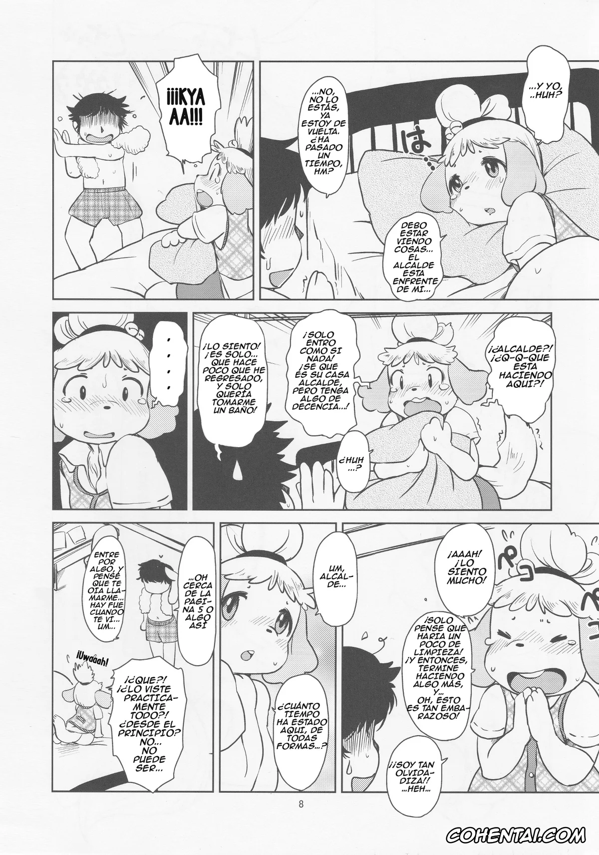 Animal Crossing xxx, Isabelle xxx, Zutto Anata no Hisho. (Animal Crossing), pagina 7