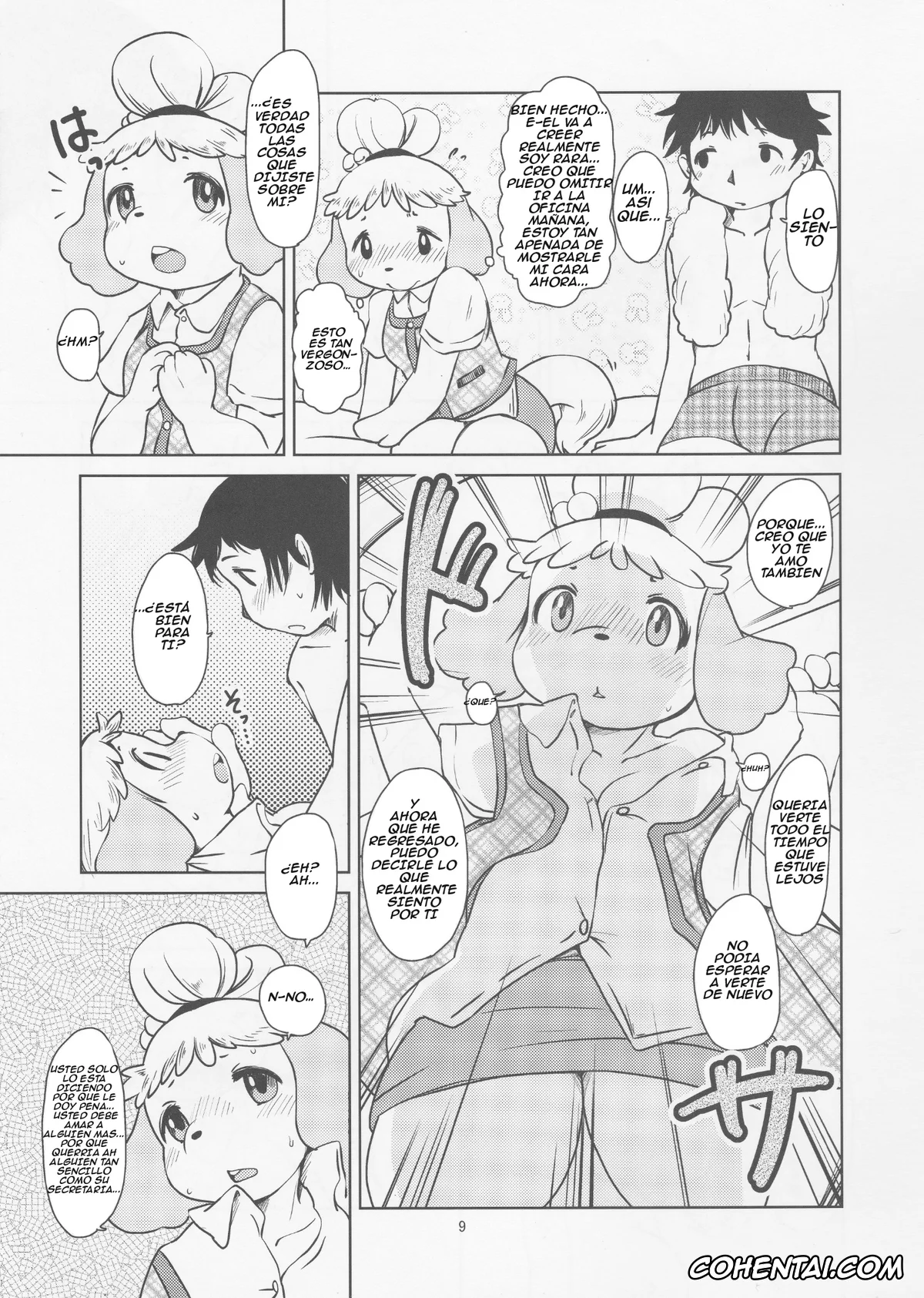 Animal Crossing porno, Isabelle porno, Zutto Anata no Hisho. (Animal Crossing), pagina 8