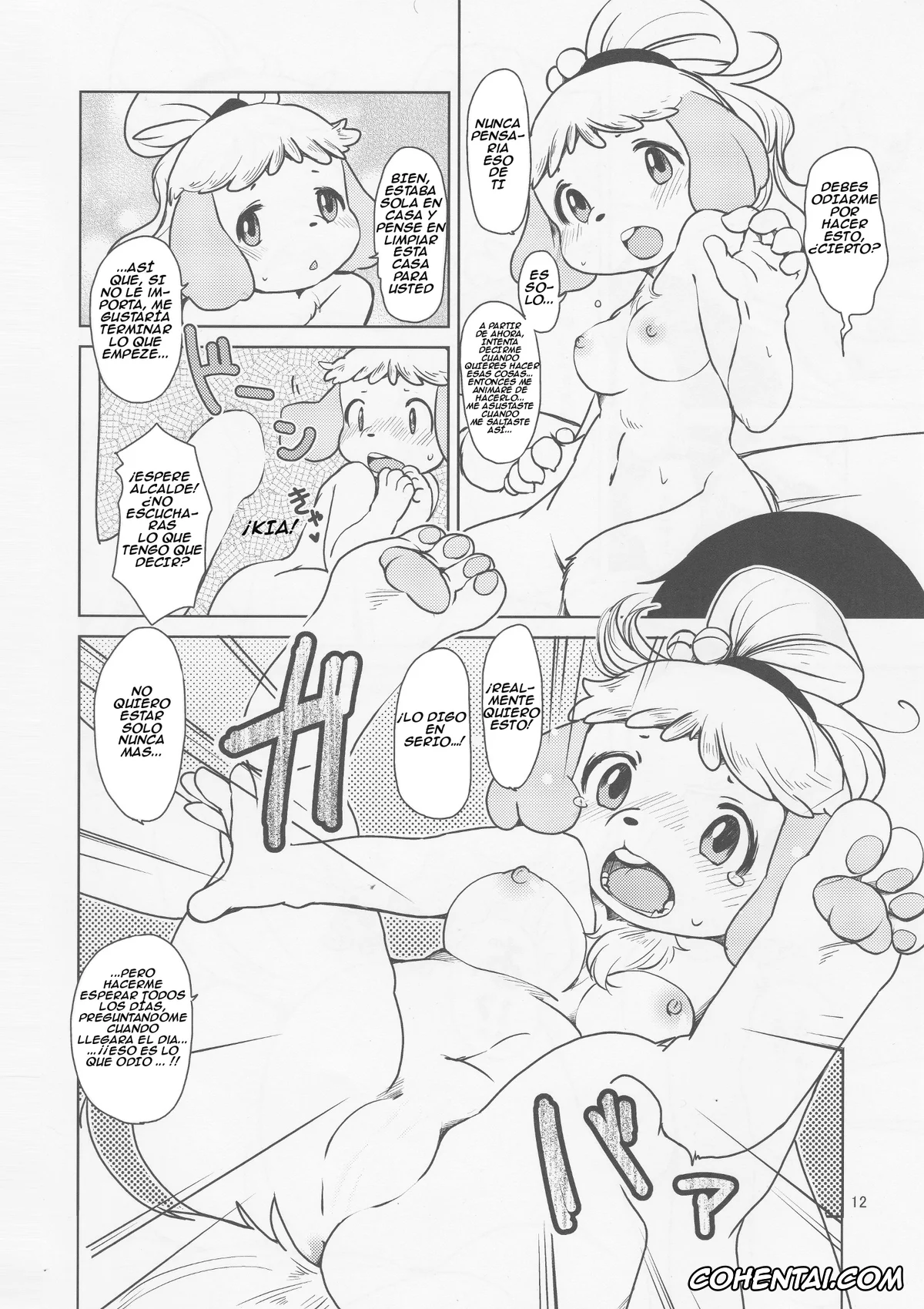 Animal Crossing porno, Isabelle porno, Zutto Anata no Hisho. (Animal Crossing), pagina 11