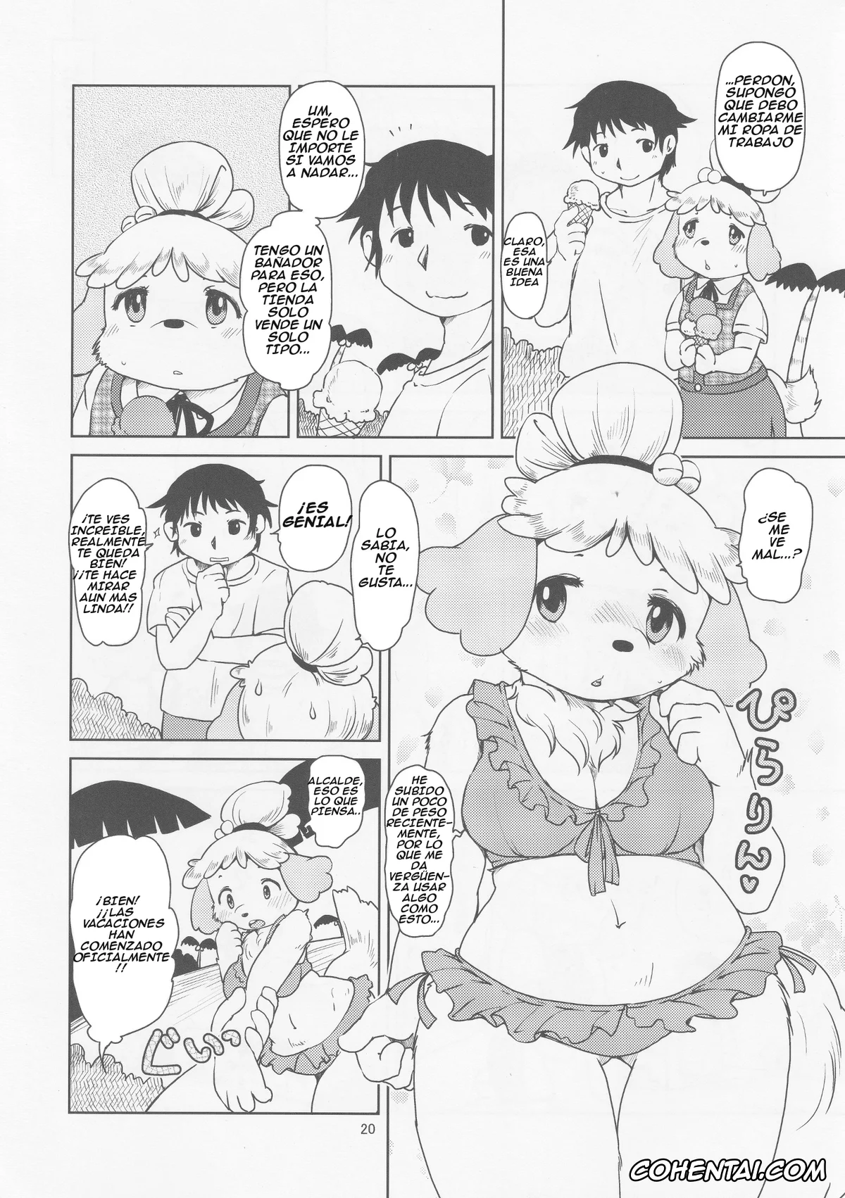 Animal Crossing xxx, Isabelle xxx, Zutto Anata no Hisho. (Animal Crossing), pagina 19
