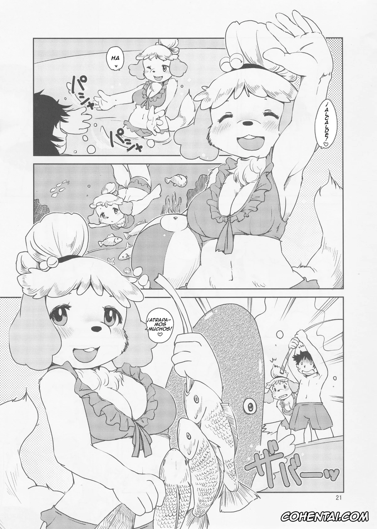Animal Crossing porno, Isabelle porno, Zutto Anata no Hisho. (Animal Crossing), pagina 20