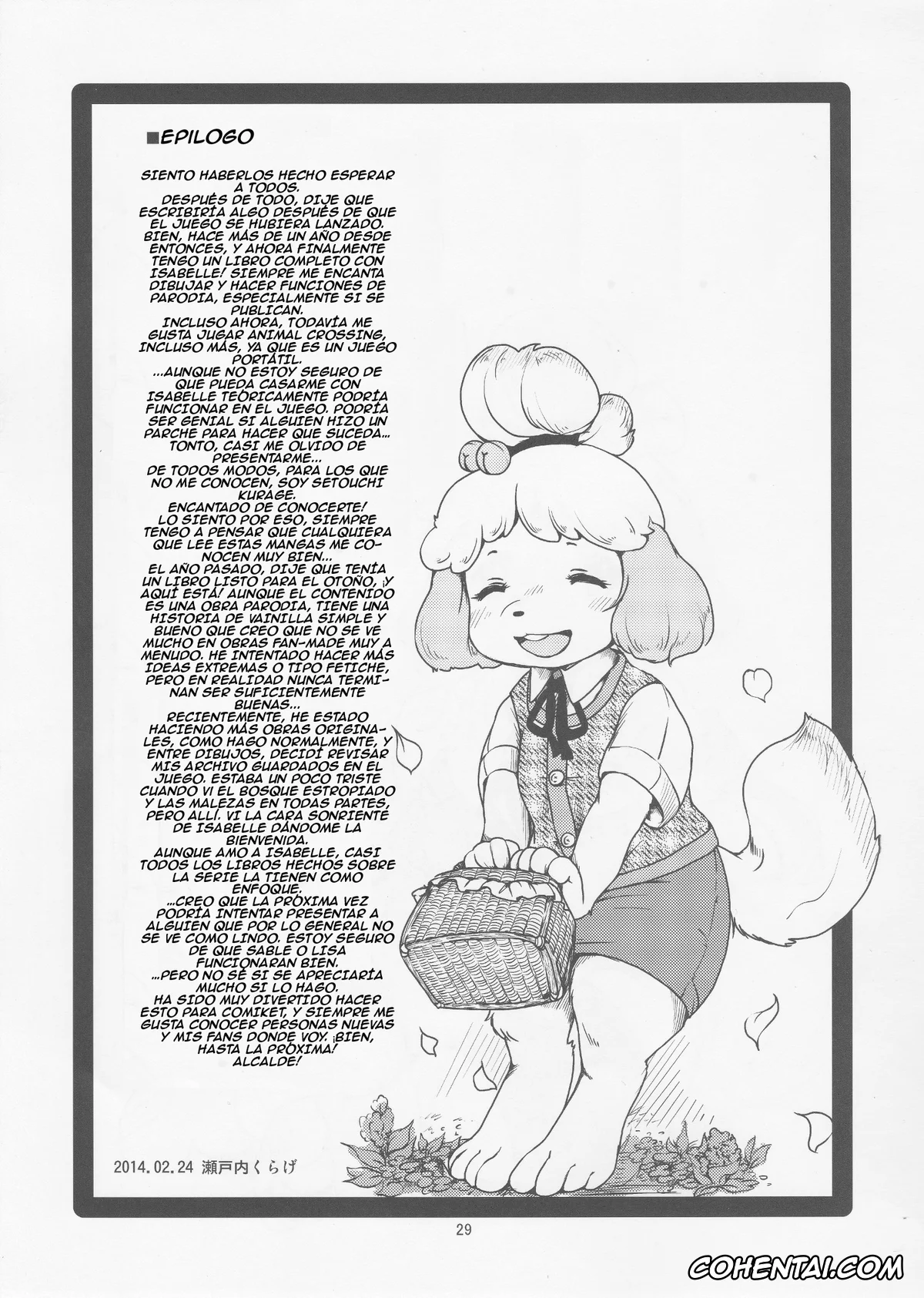 Animal Crossing xxx, Isabelle xxx, Zutto Anata no Hisho. (Animal Crossing), pagina 28
