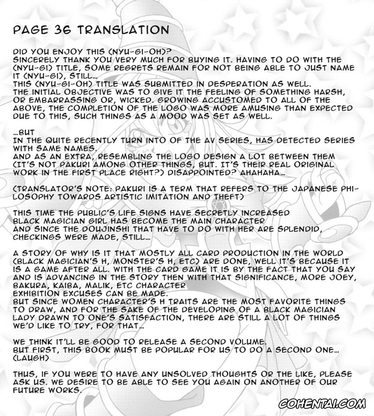 Yu-Gi-Oh! xxx, Dark Magician Girl xxx, NYU-GI-OH! (Yu-Gi-Oh!), pagina 40