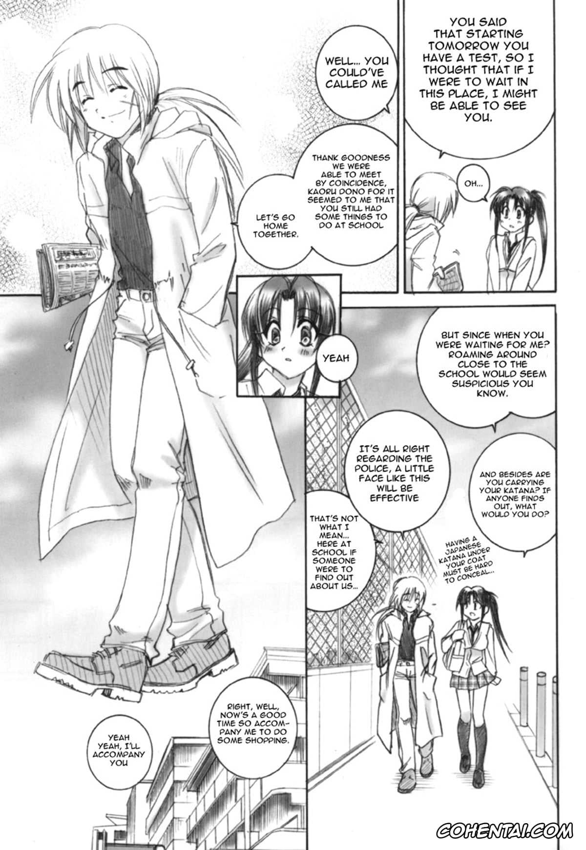 Rurouni Kenshin | Samurai X hentai, Kaoru Kamiya hentai, Kenshin Himura hentai, Kuusou Ken X Kaoru Gendai (Rurouni Kenshin), pagina 9