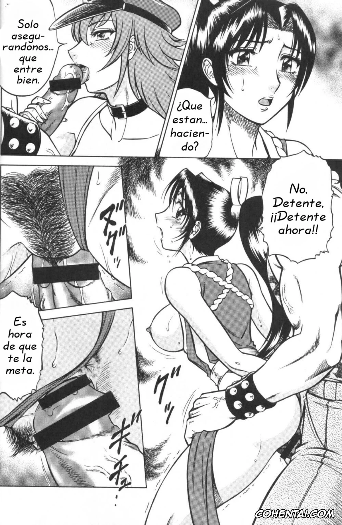 Final Fight porno, King of Fighters porno, Hugo porno, Mai Shiranui porno, Poison porno, Night Head Chaos (Final Fight, King Of Fighters), pagina 11