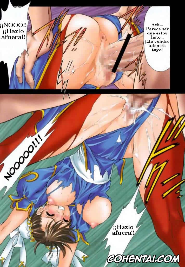 Street Fighter hentai, King of Fighters hentai, Chun-Li hentai, Mai Shiranui hentai, Demongeot 3 (Chun x Mai) (King of Fighters, Street Fighter), pagina 12