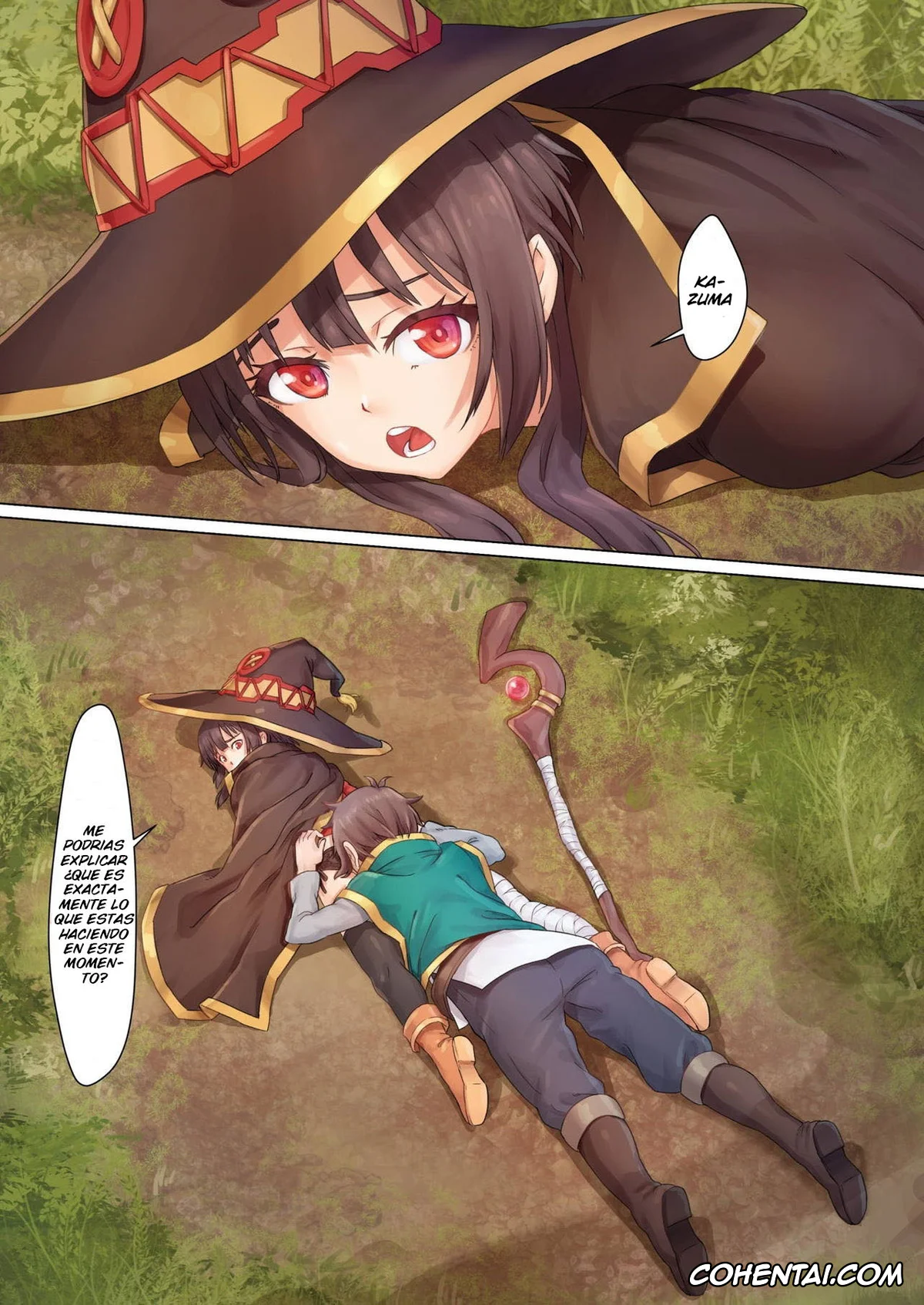Kono Subarashii Sekai ni Syukufuku o! hentai, Kazuma Satou hentai, Megumin hentai, Kono Subarashii Mahoutsukai ni Maryoku Hokyuu o! (Kono Subarashii Sekai ni Syukufuku o!), pagina 3