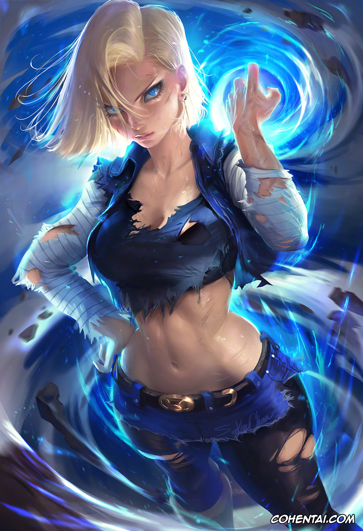Dragon Ball Z xxx, Android 18 xxx, Hachamecha ga Oshiyosetekurun Ho~o!! (Dragon Ball Z), pagina 7
