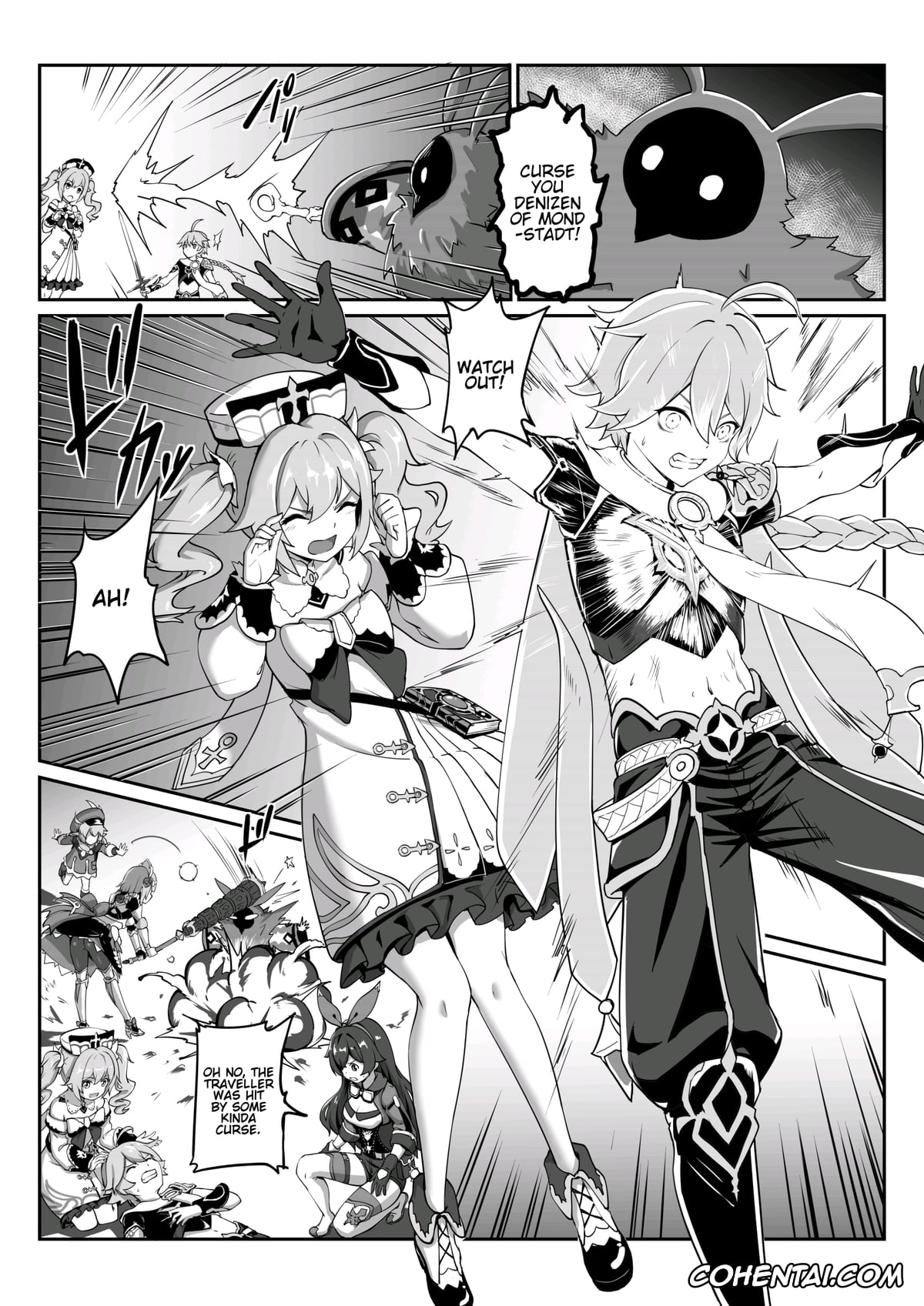 Genshin Impact hentai, Aether hentai, Barbara Pegg hentai, Barbara Star! Dush! (Genshin Impact), pagina 3
