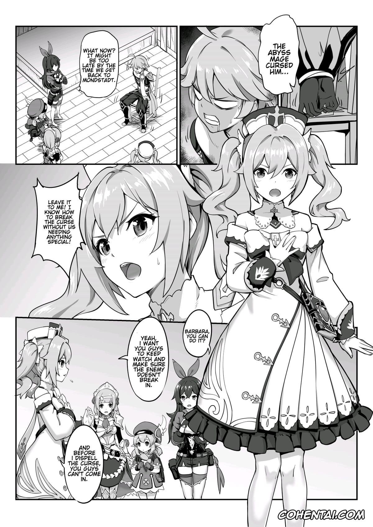 Genshin Impact xxx, Aether xxx, Barbara Pegg xxx, Barbara Star! Dush! (Genshin Impact), pagina 4