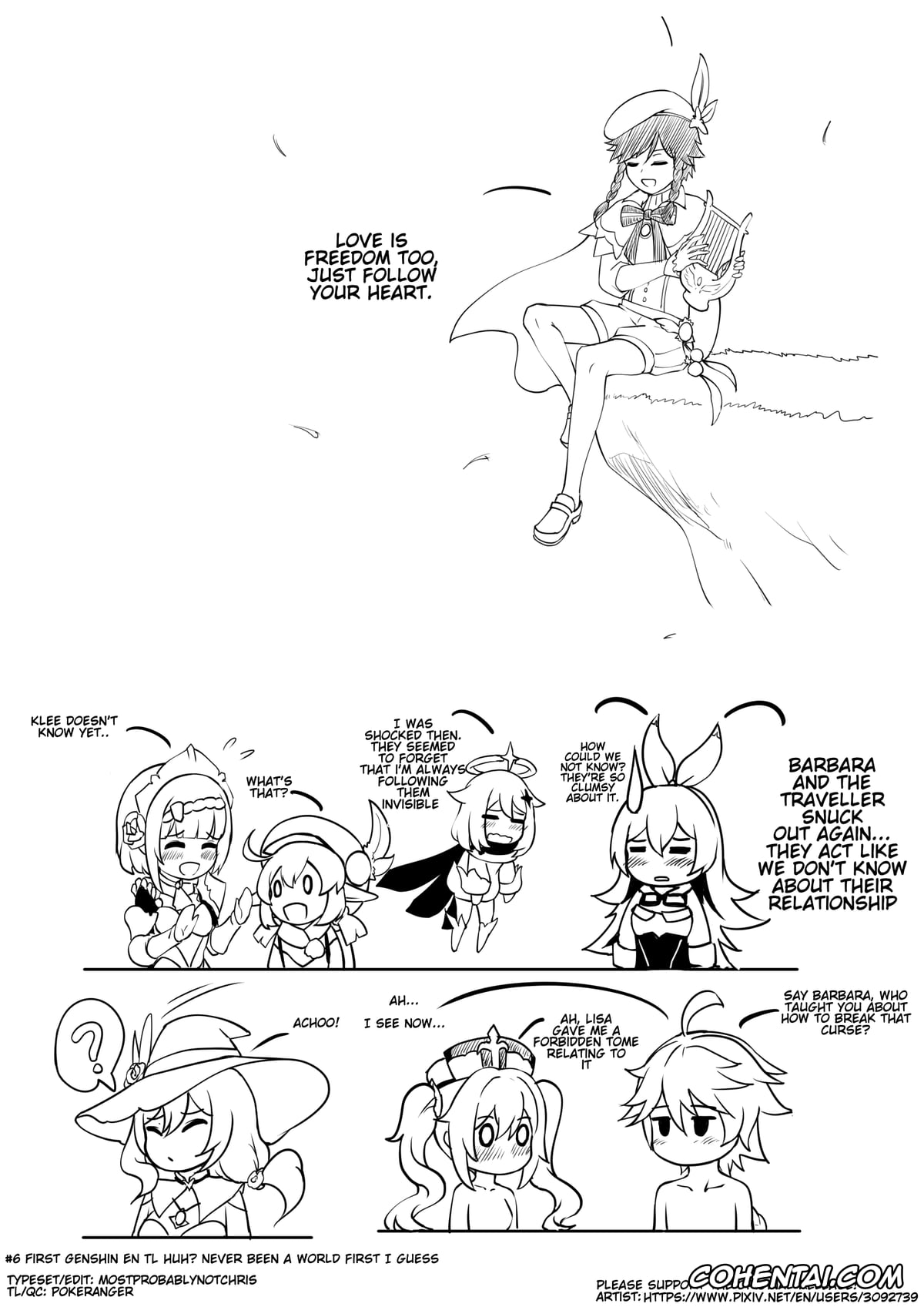 Genshin Impact hentai, Aether hentai, Barbara Pegg hentai, Barbara Star! Dush! (Genshin Impact), pagina 24